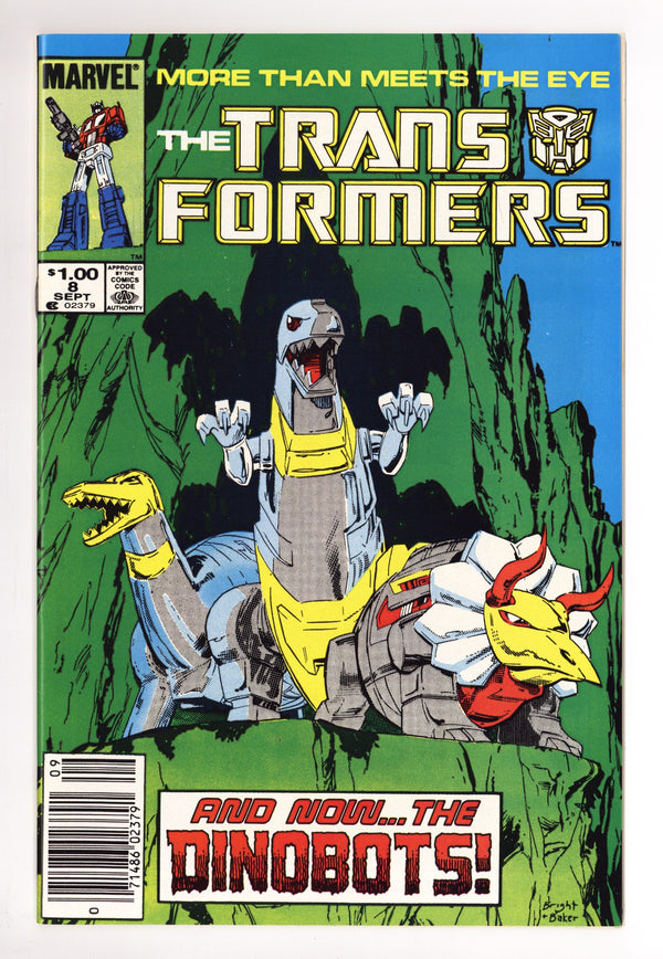 The Transformers 8 NM- (9.2) (1985) Canadian Price Variant