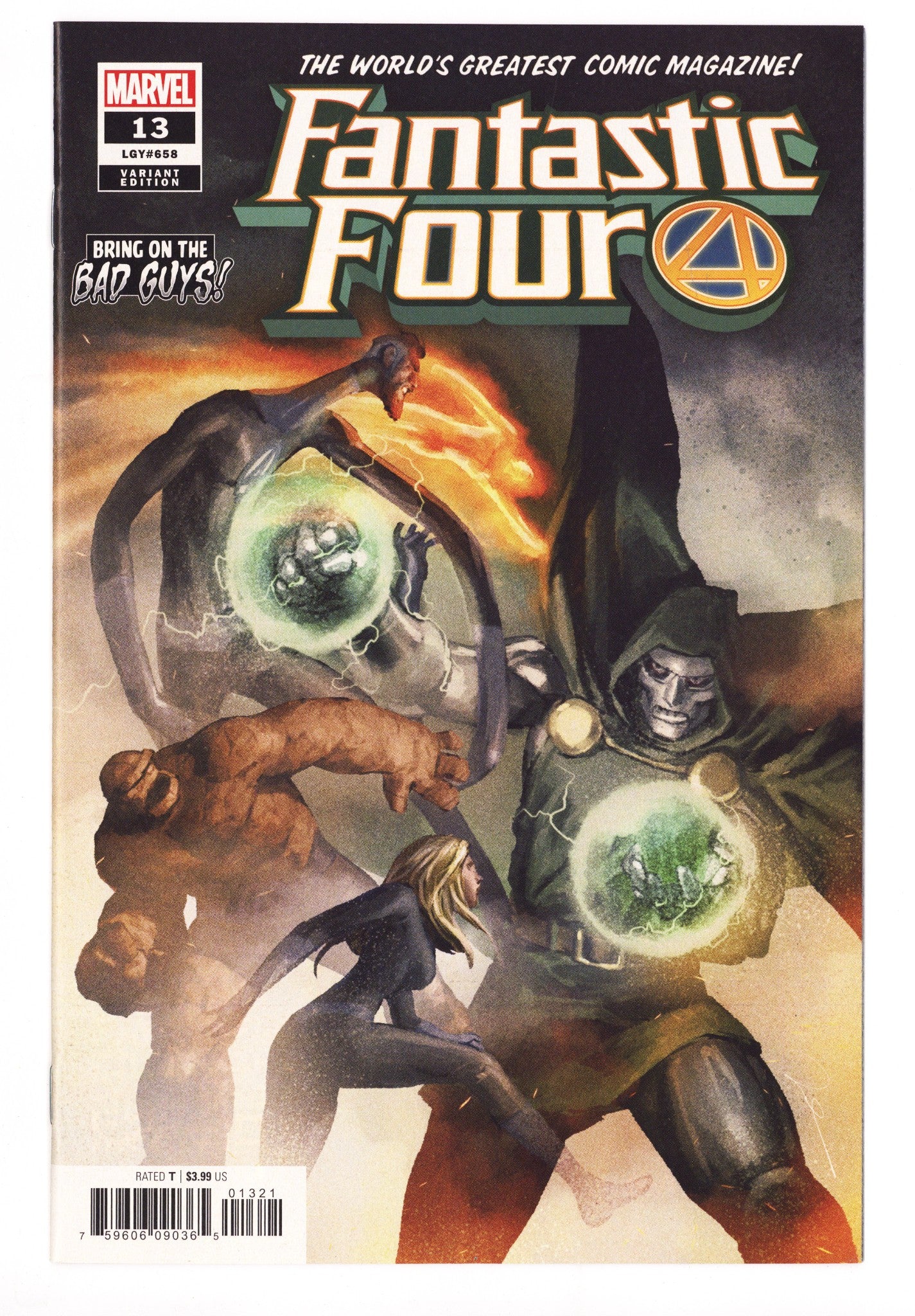 Fantastic Four Vol 6 13 (658) High Grade (2019) Parel Variant 
