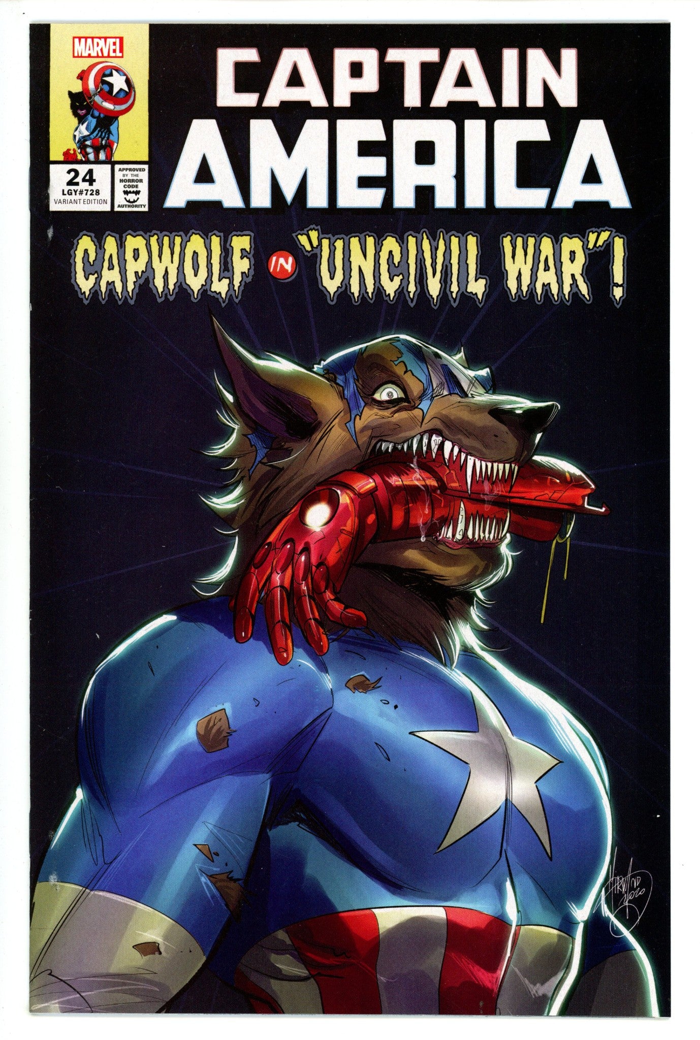 Captain America Vol 9 24 (728) High Grade (2020) Andolfo Variant 