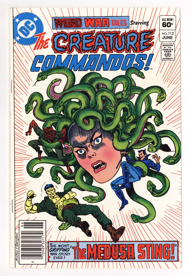 Weird War Tales Vol 1 112 VF (8.0) (1982) Newsstand 