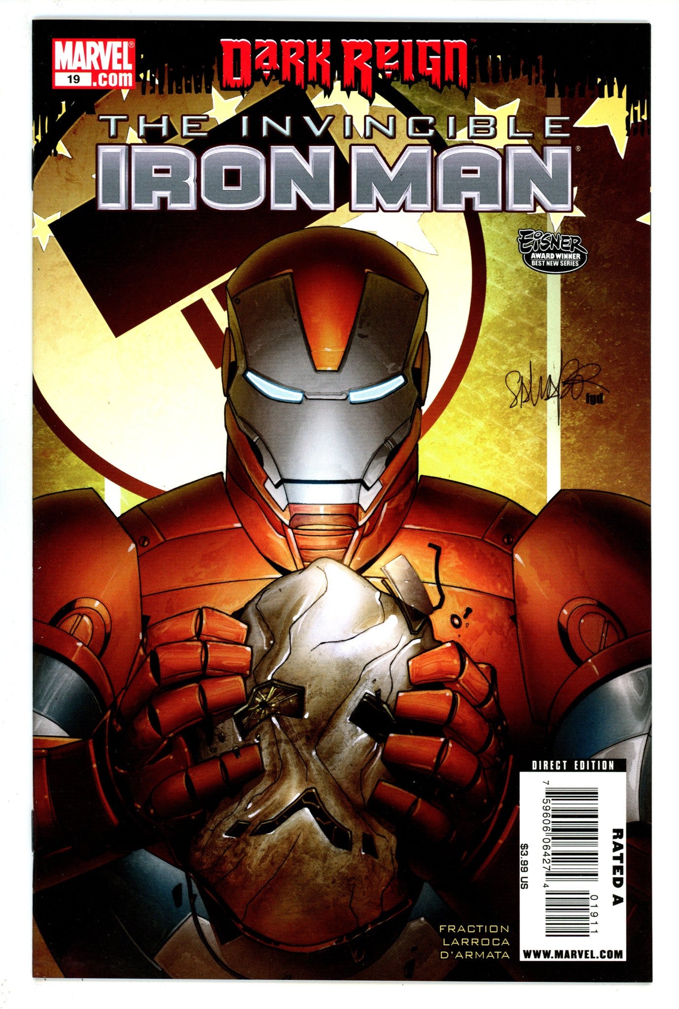 Invincible Iron Man Vol 1 19 High Grade (2010) 