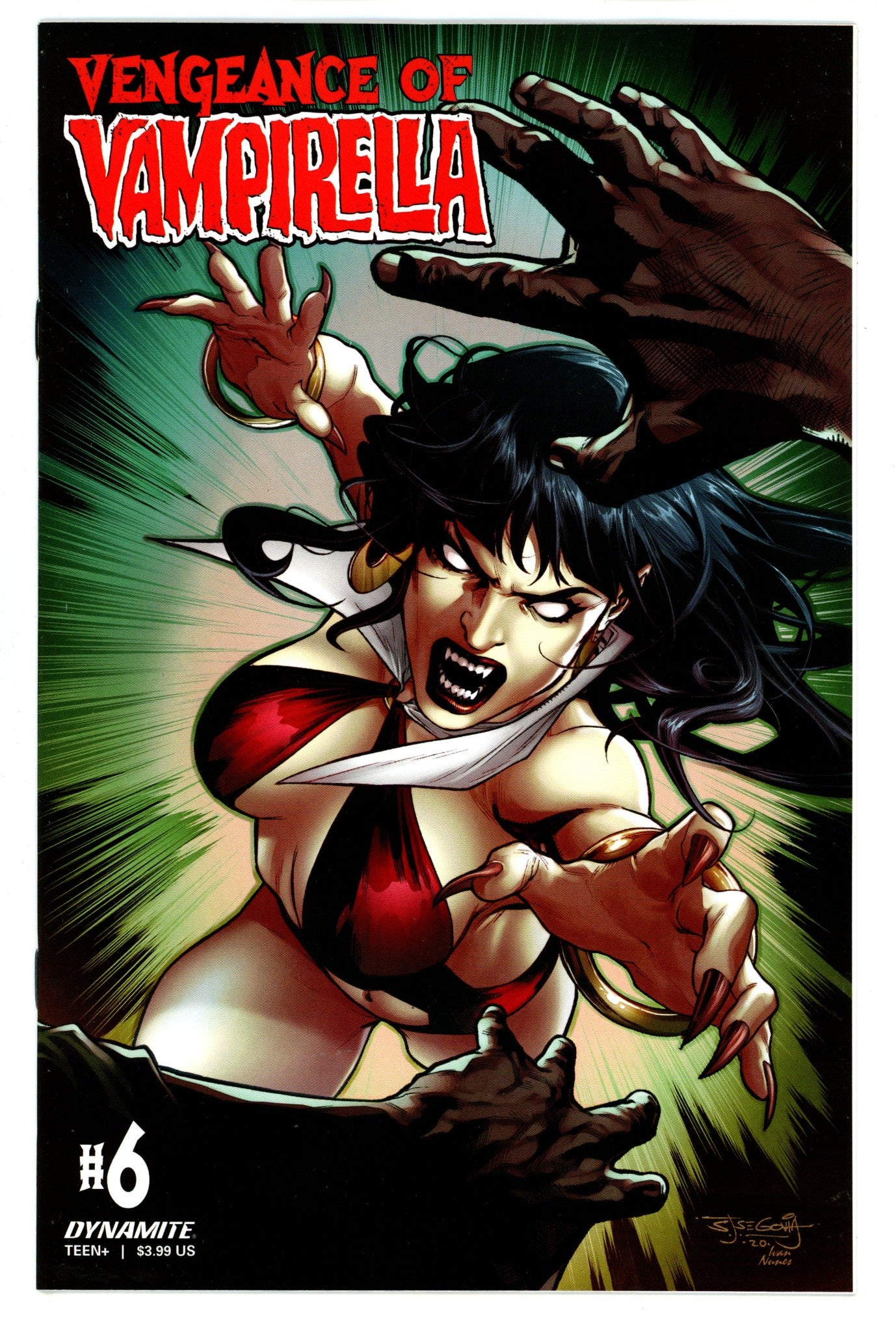Vengeance of Vampirella Vol 2 6 High Grade (2020) Segovia Variant 