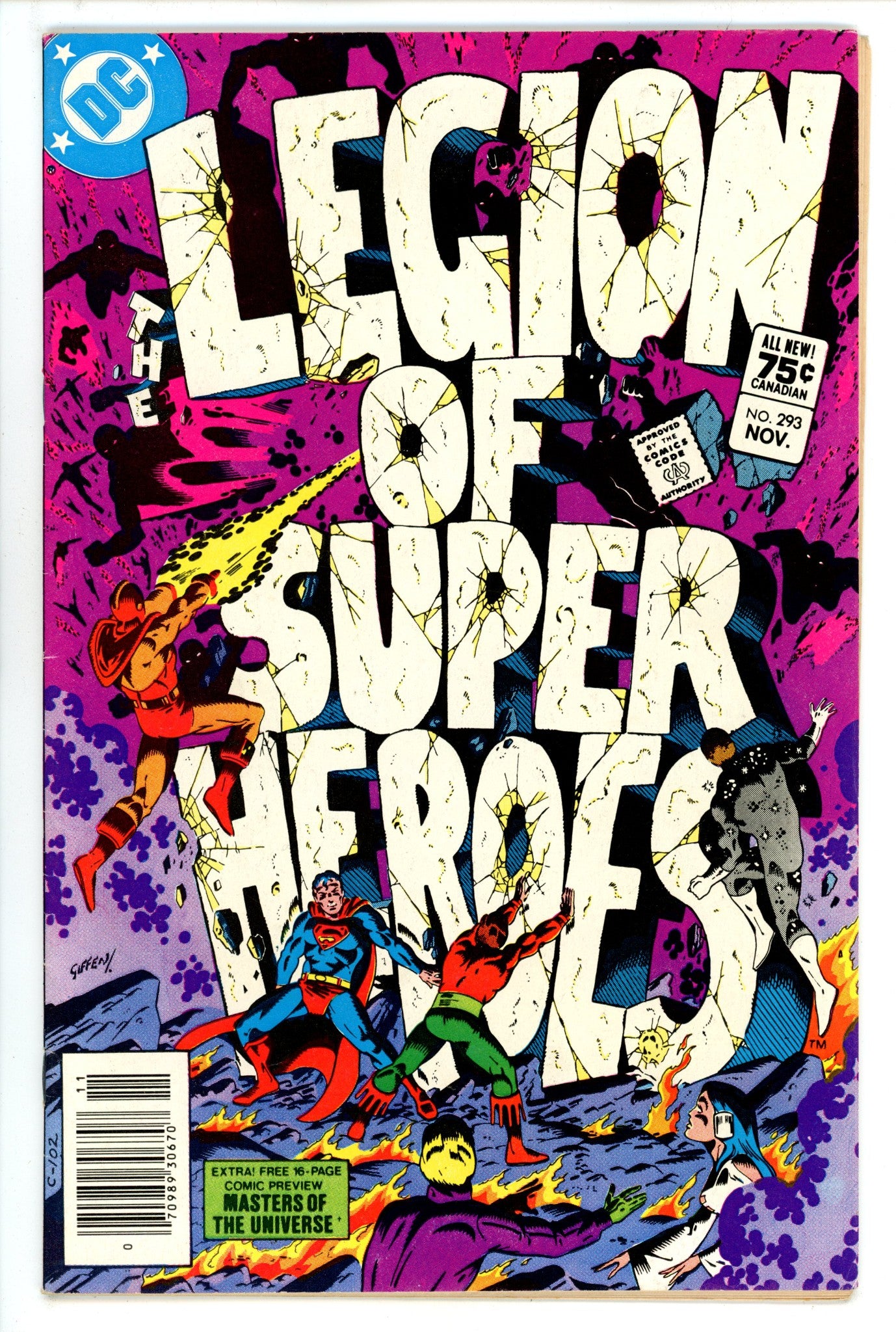 The Legion of Super-Heroes Vol 2 293 FN/VF (7.0) (1982) Canadian Price Variant 
