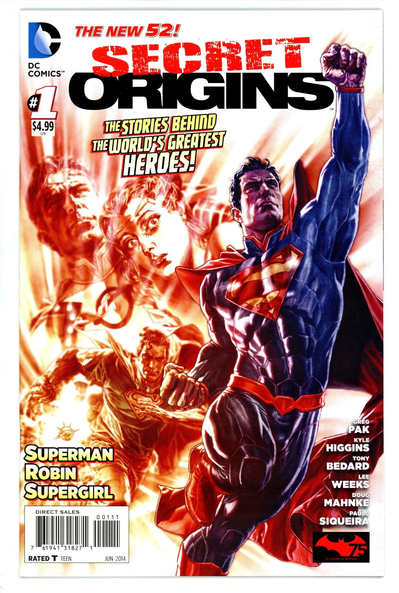 Secret Origins Vol 4 1  Mid Grade  (2014)   