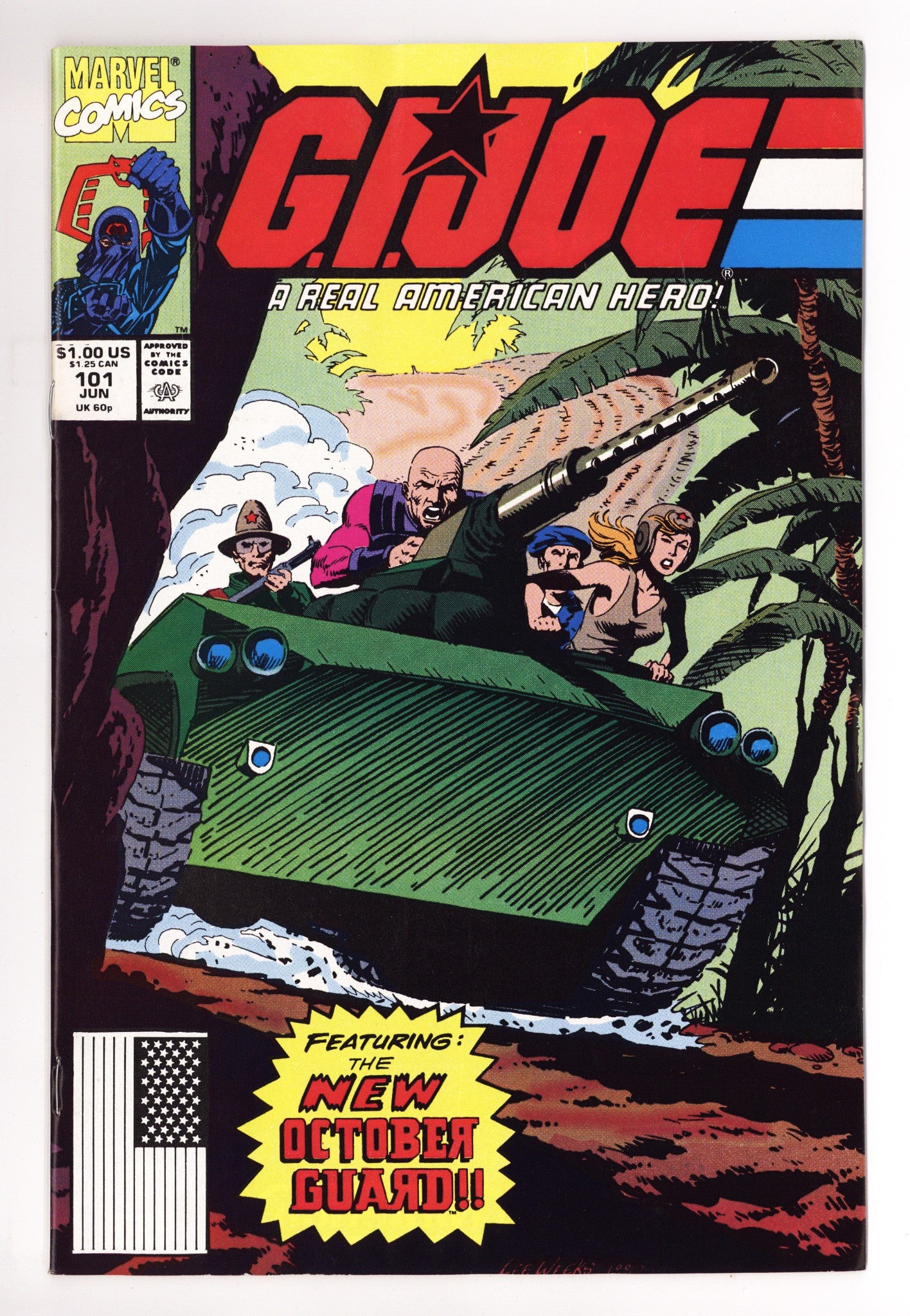 G.I. Joe, A Real American Hero 101 NM- (9.2) (1990) 