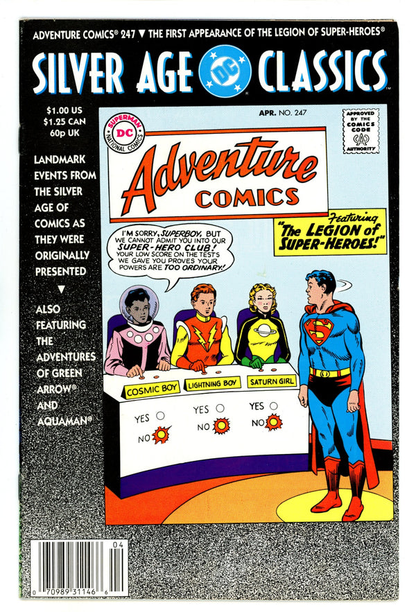 DC Silver Age Classics Adventure Comics 247 [nn] Mid Grade (1992)