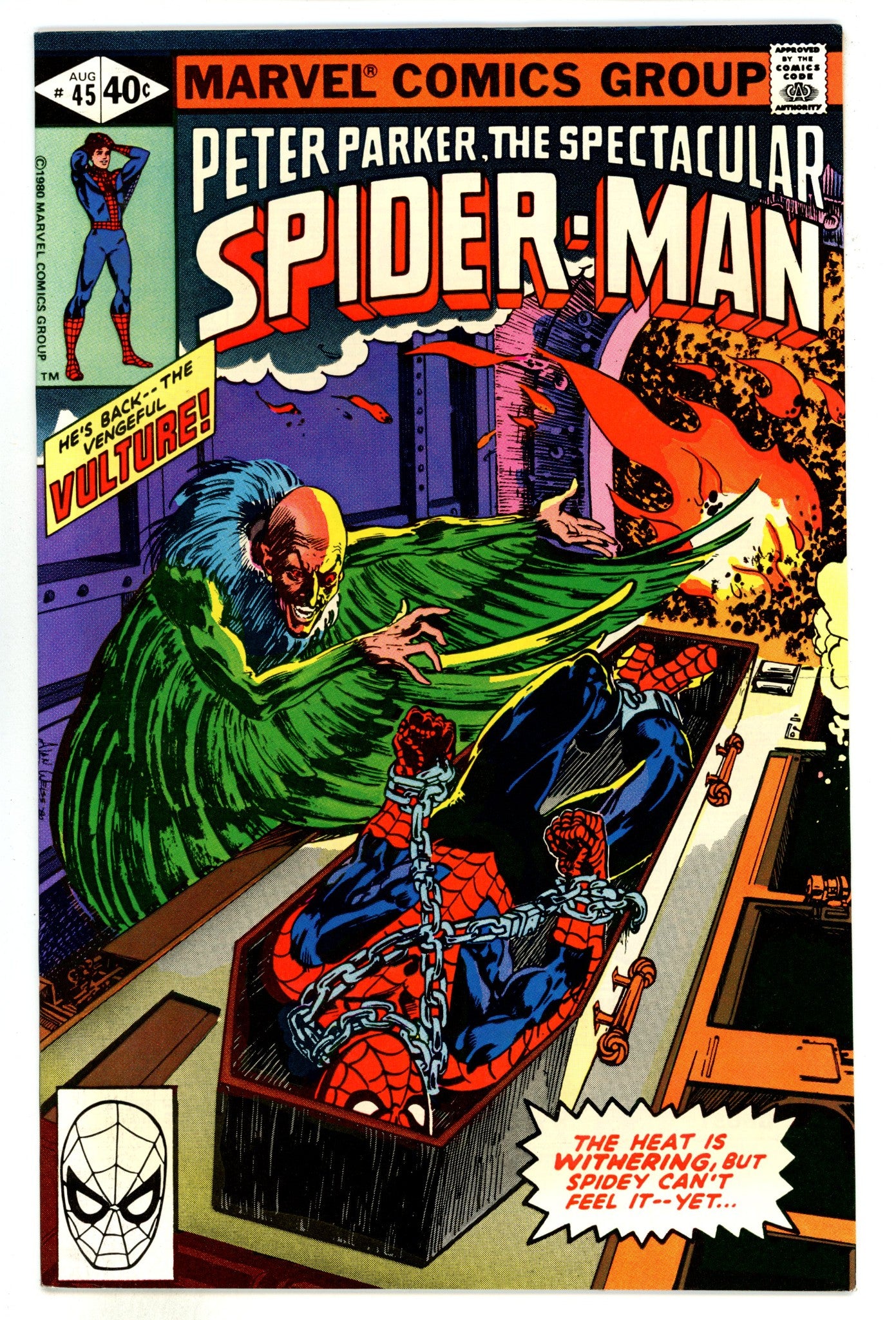The Spectacular Spider-Man Vol 1 45  VF (8.0)  (1980)  