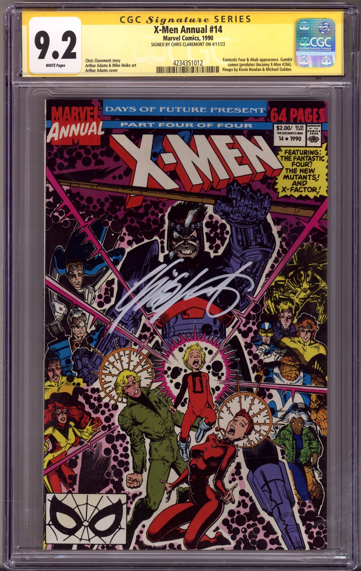X-Men Annual Vol 1 14 CGC 9.2 (NM-) Marvel (1990) | CaptCan Comics