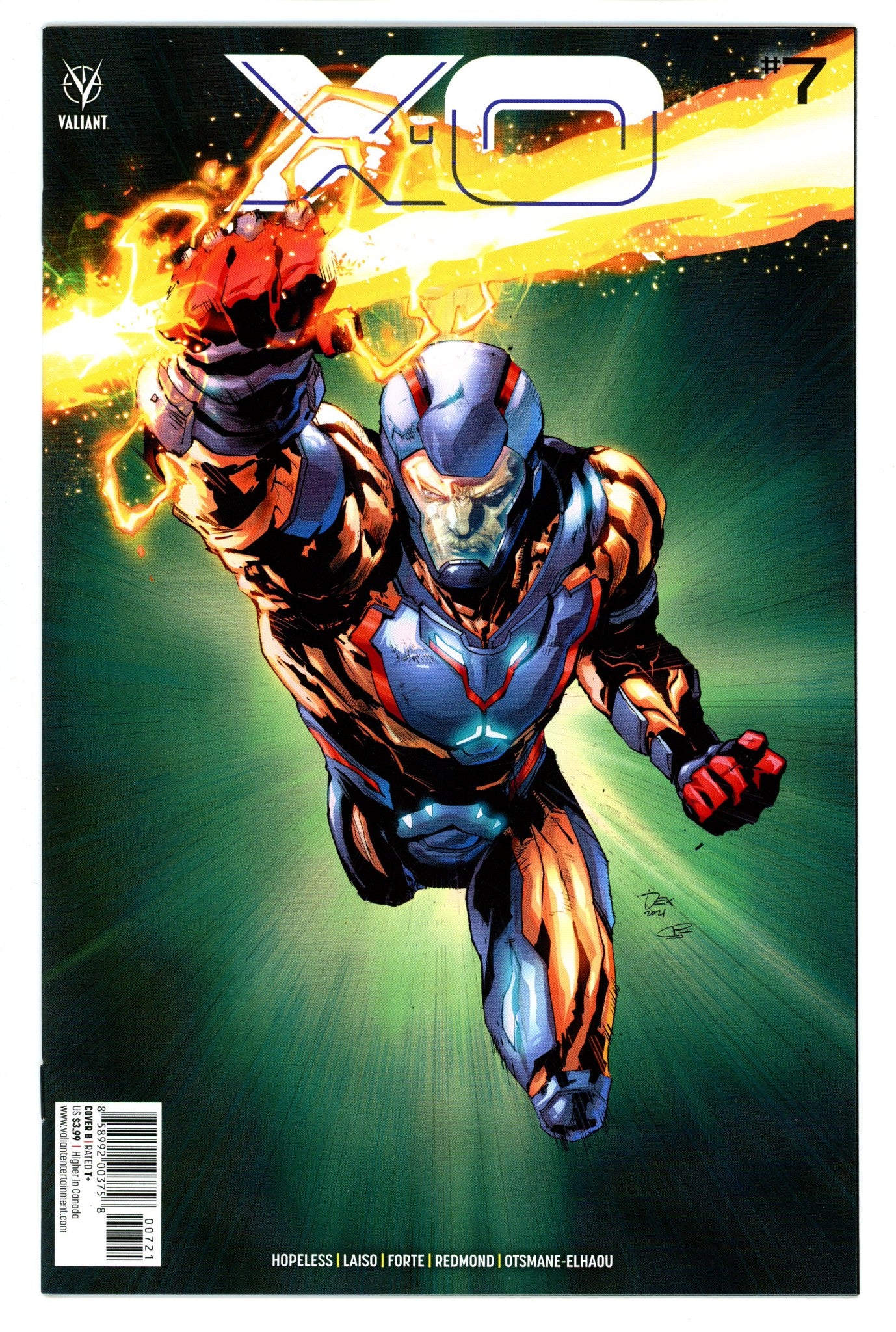 X-O Manowar Vol 5 7 High Grade (2021) Soy Variant 