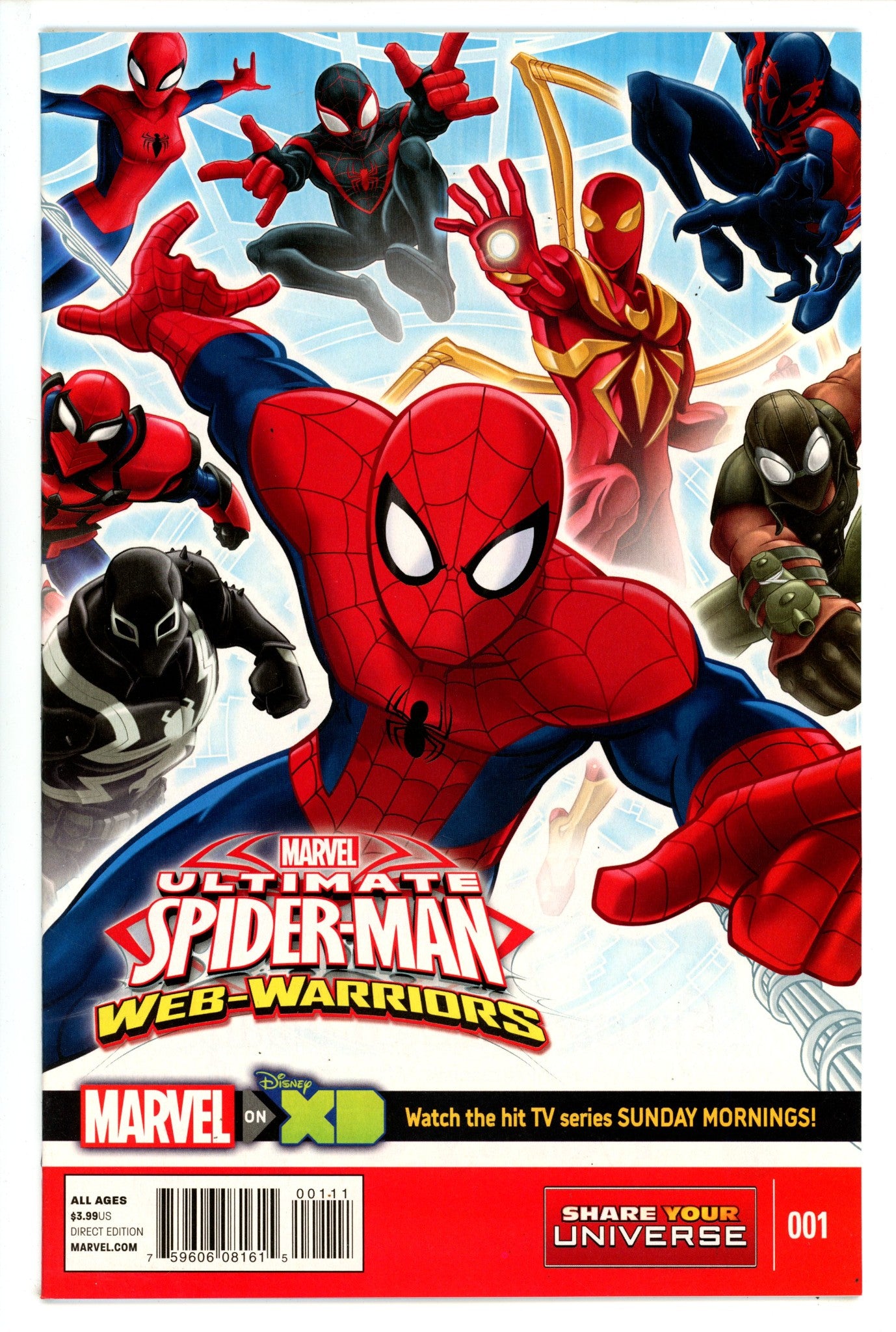 Marvel Universe Ultimate Spider-Man: Web Warriors 1 High Grade (2015) 