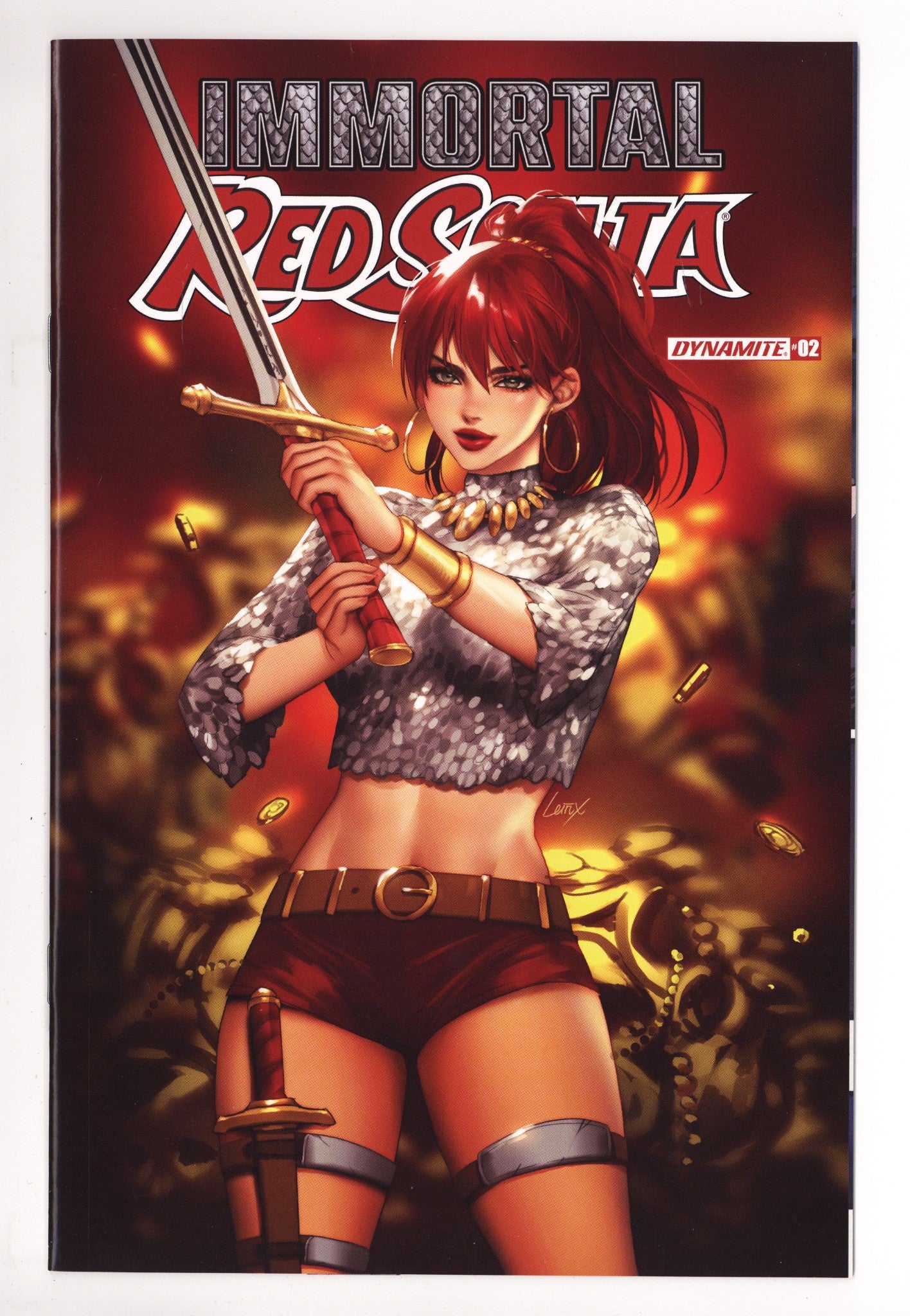 Immortal Red Sonja   2  High Grade   (2022) Li     Variant  