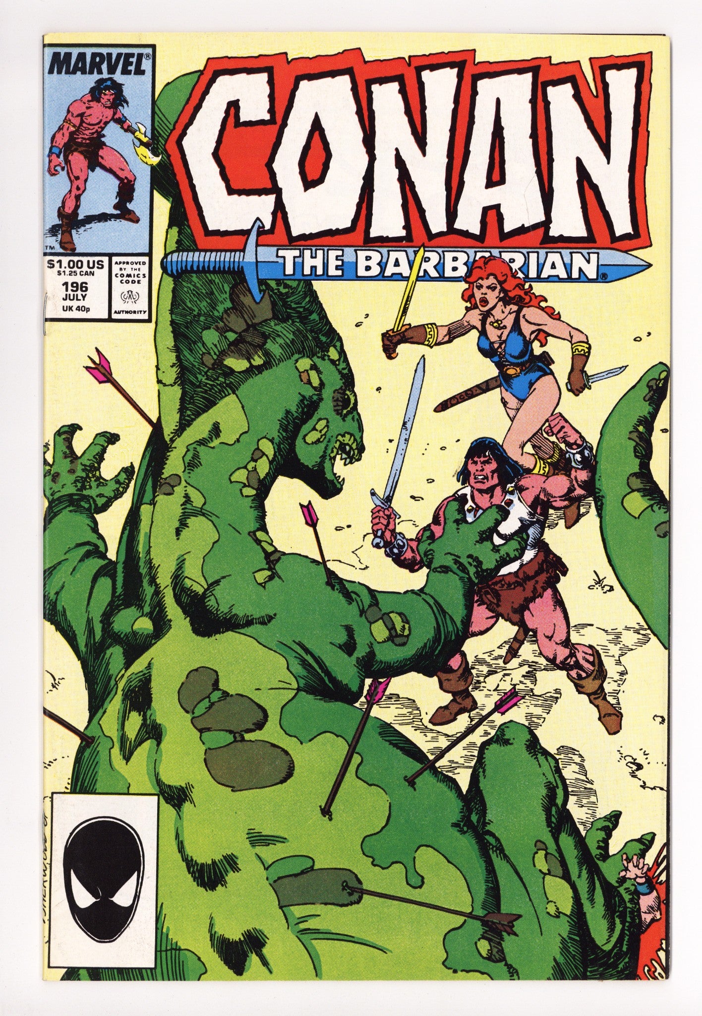 Conan the Barbarian Vol 1 196 High Grade (1987) 