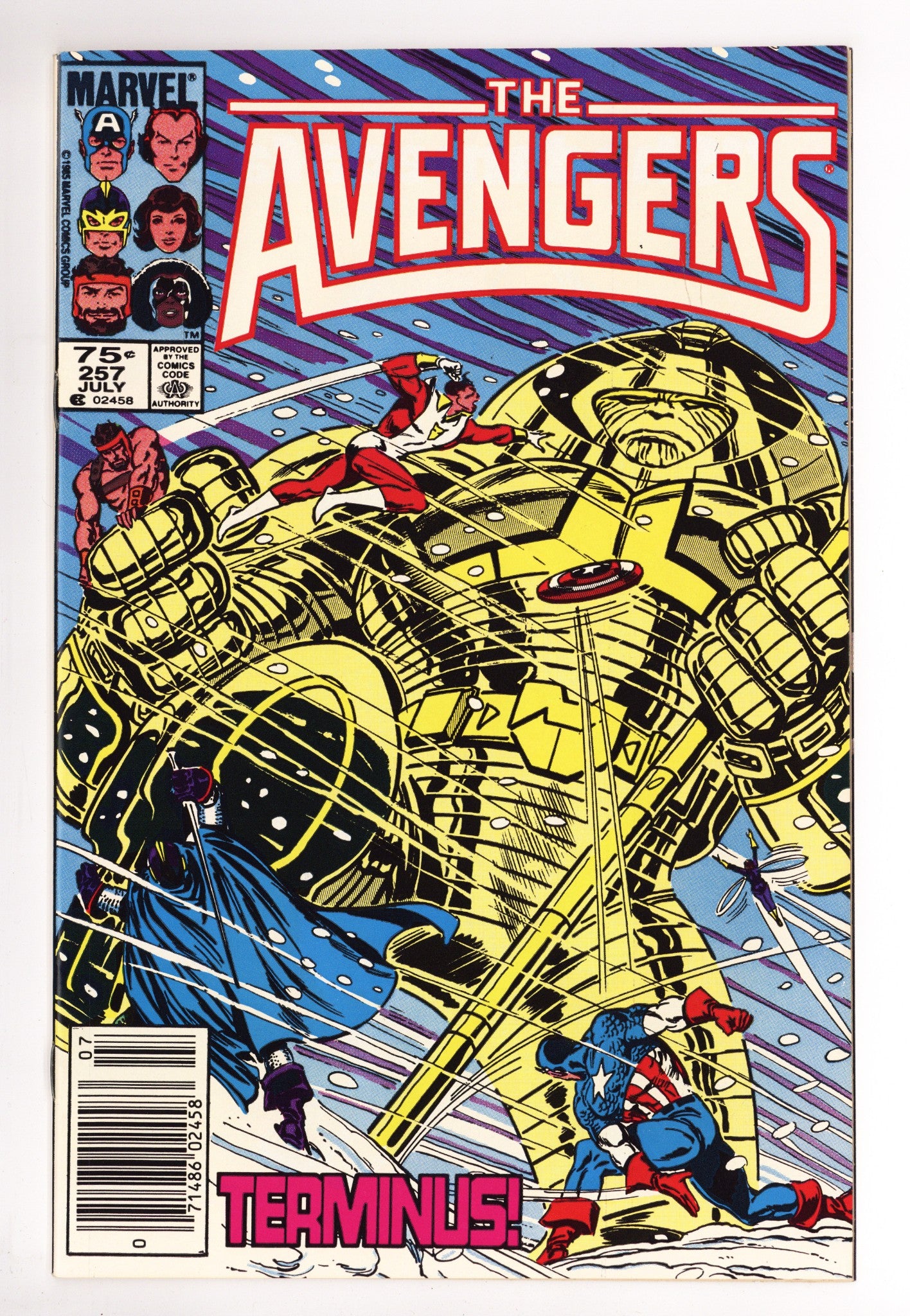 The Avengers Vol 1 257 NM- (9.2) (1985) Canadian Price Variant 