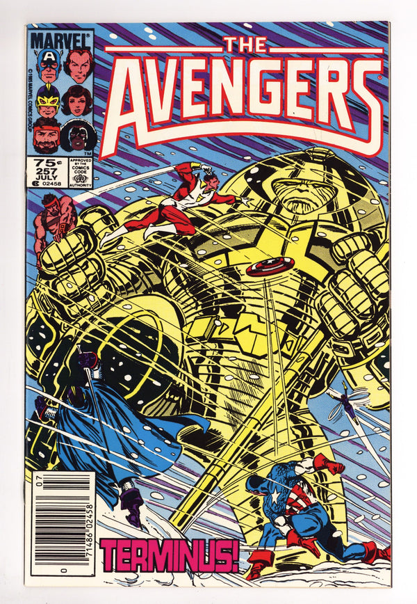 The Avengers Vol 1 257 NM- (9.2) (1985) Canadian Price Variant