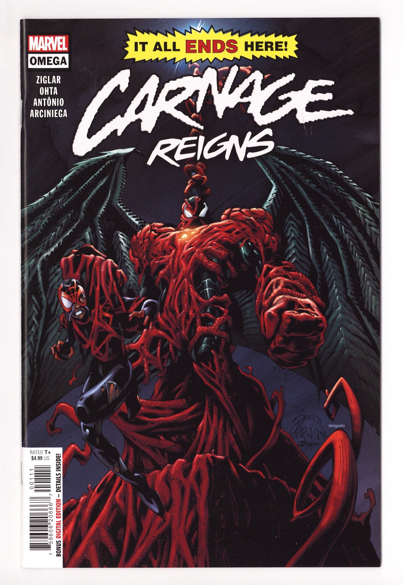Carnage Reigns Omega 1 High Grade (2023) 