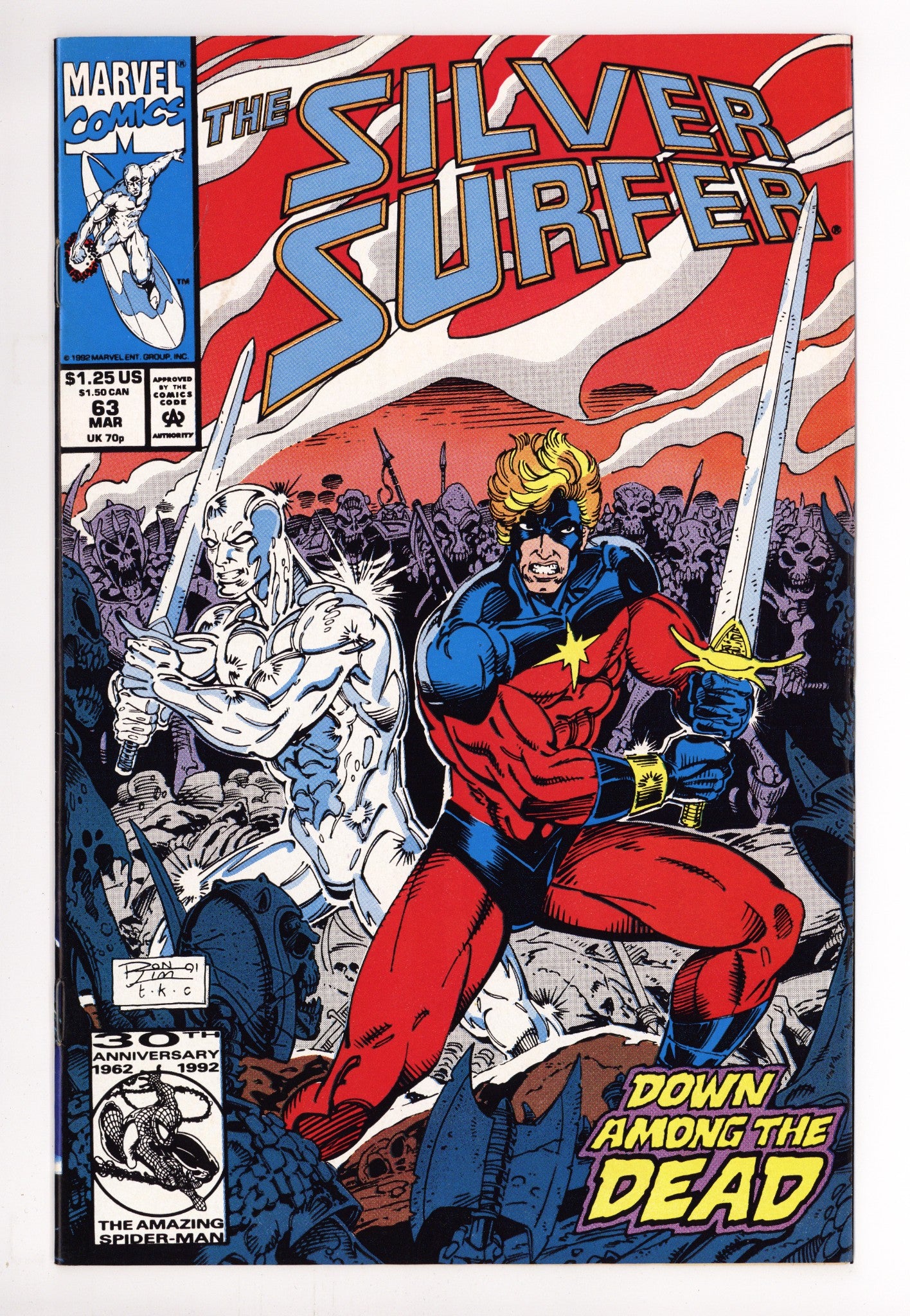 Silver Surfer Vol 3 63 High Grade (1992) 