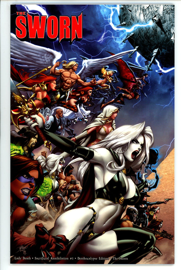 Lady Death Sacrificial Annihilation 1 Bernard Deathocalypse Variant NM+ (2024)
