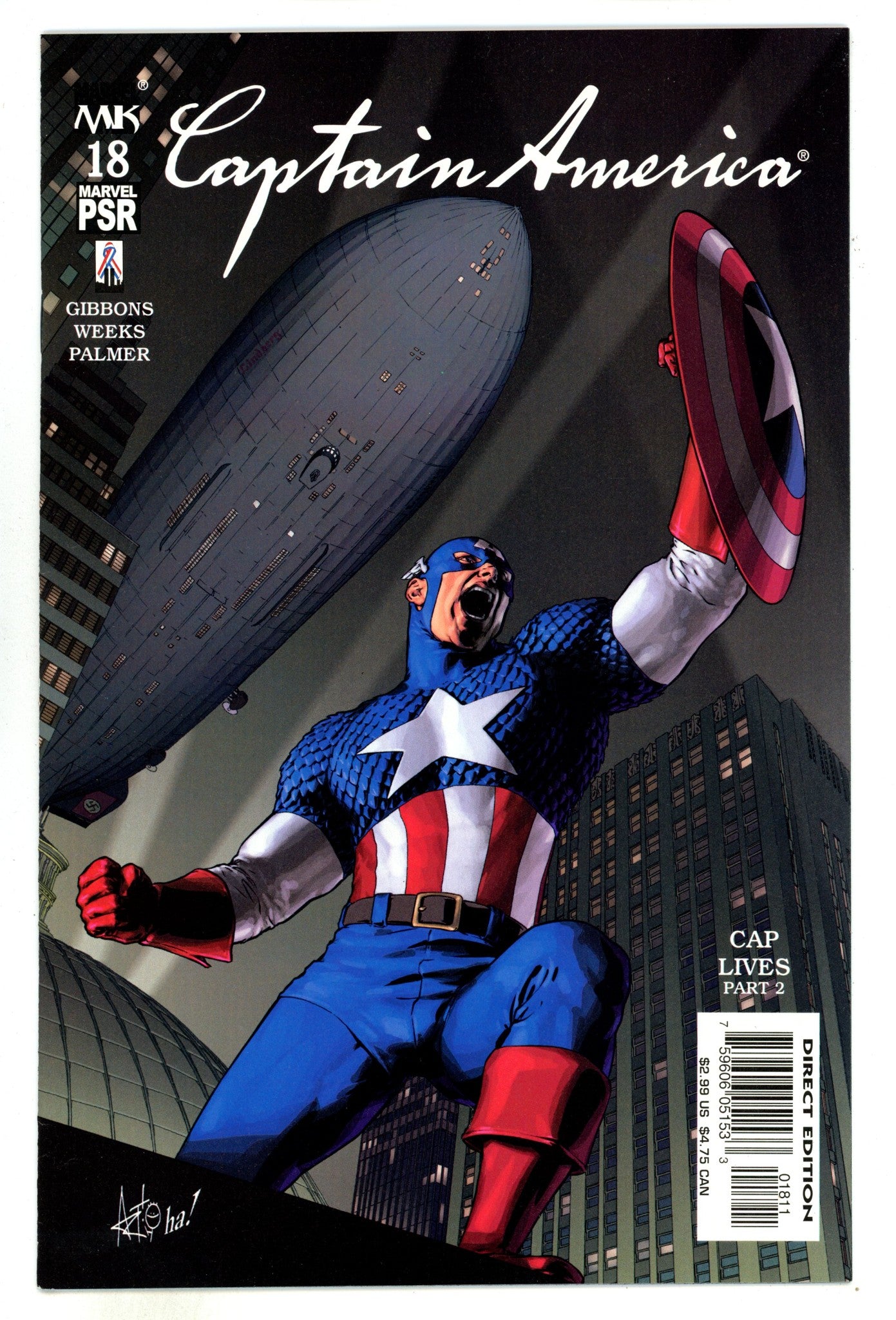 Captain America Vol 4 18 High Grade (2003) 
