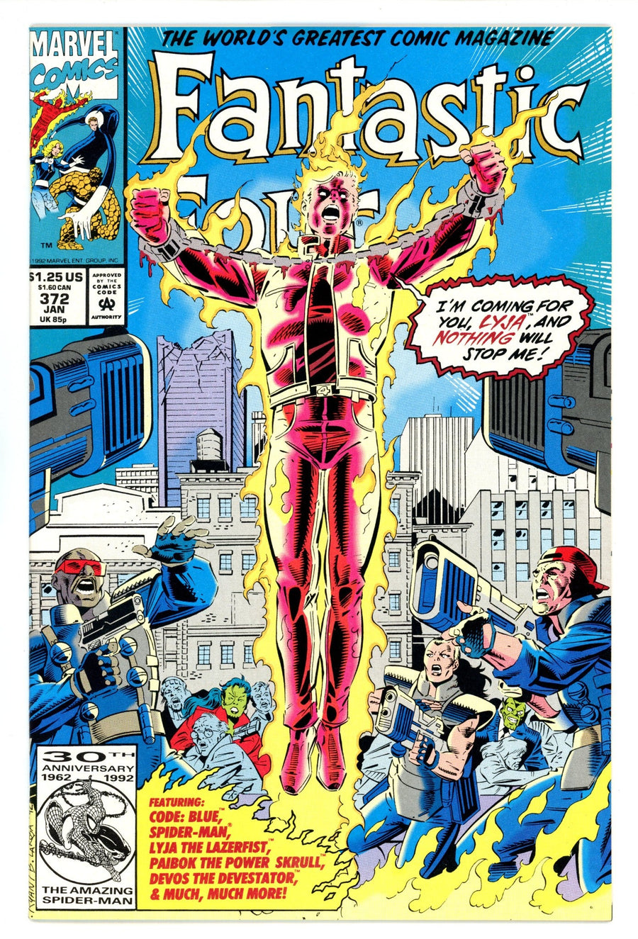Fantastic Four Vol 1 372  High Grade   (1993)