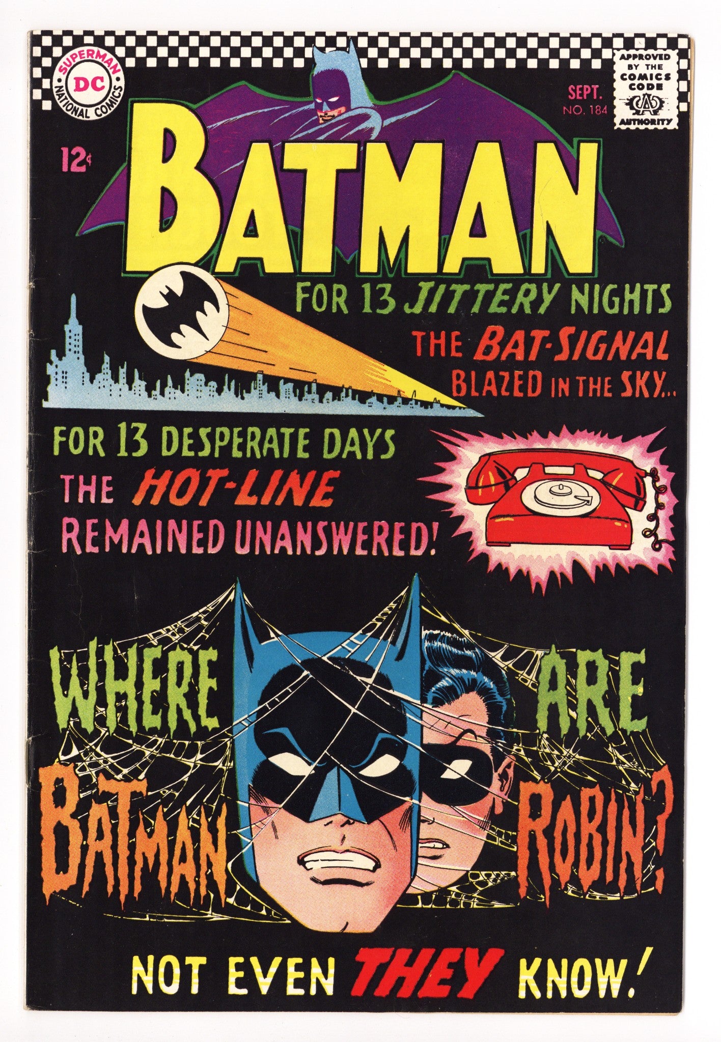 Batman Vol 1 184 FN+ (6.5) (1966) 