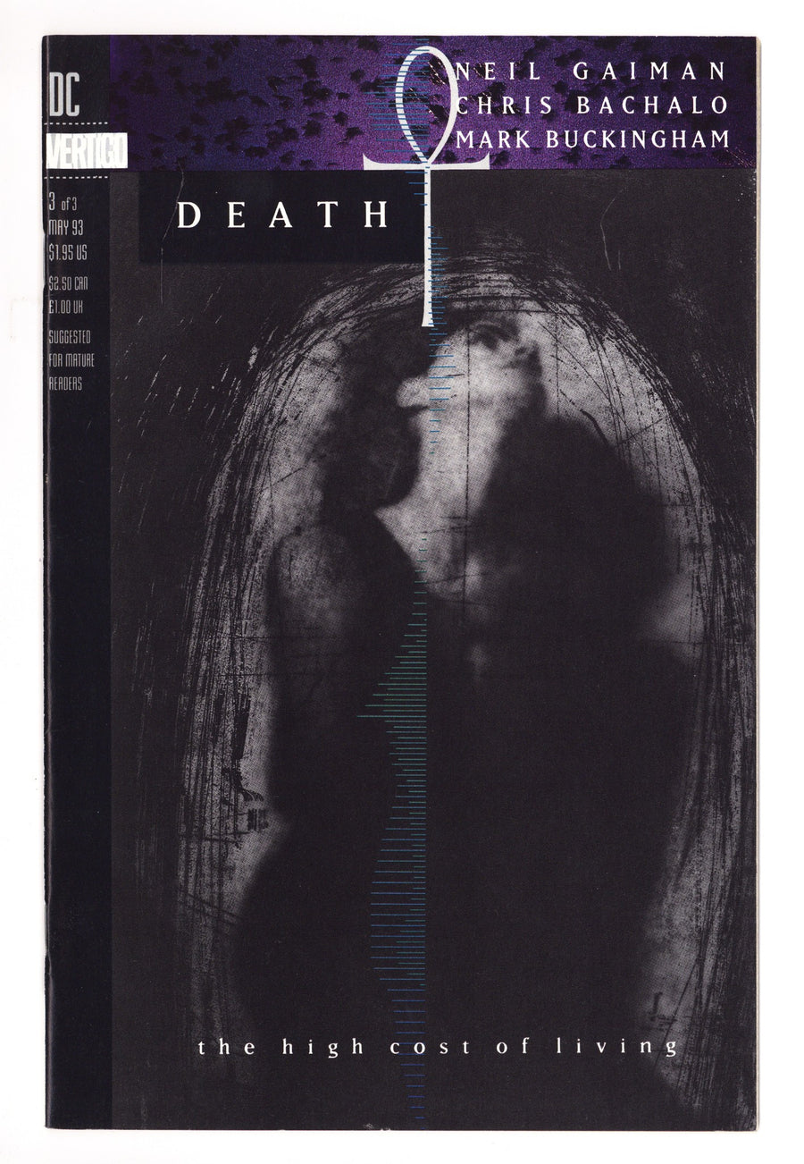 Death: The High Cost of Living 3 High Grade (1993) Error Variant 