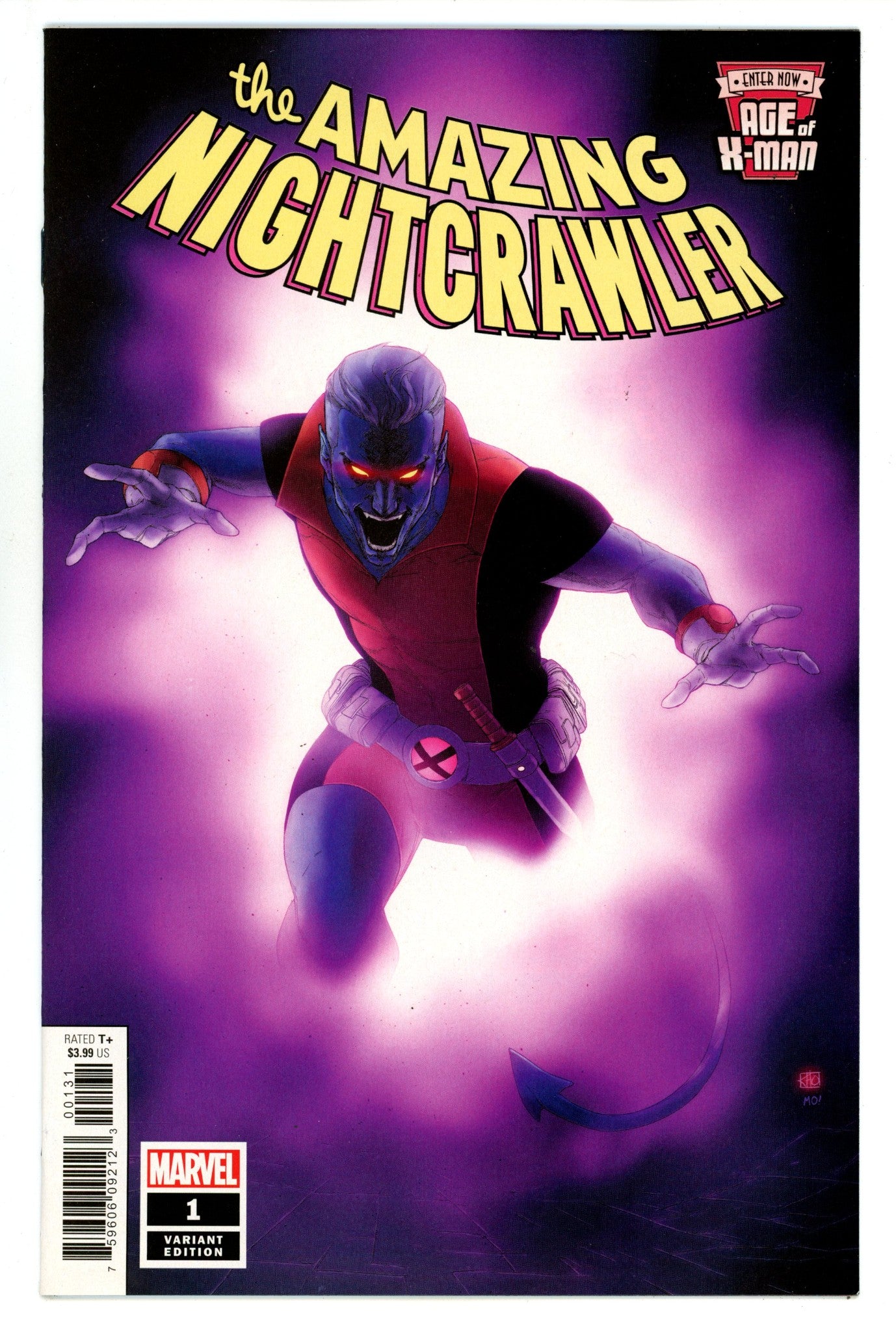 Age of X-Man: The Amazing Nightcrawler 1 NM (9.4) (2019) Pham Incentive Variant 