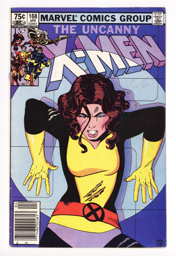 The Uncanny X-Men Vol 1 168 VG+ (4.5) (1983) Canadian Price Variant