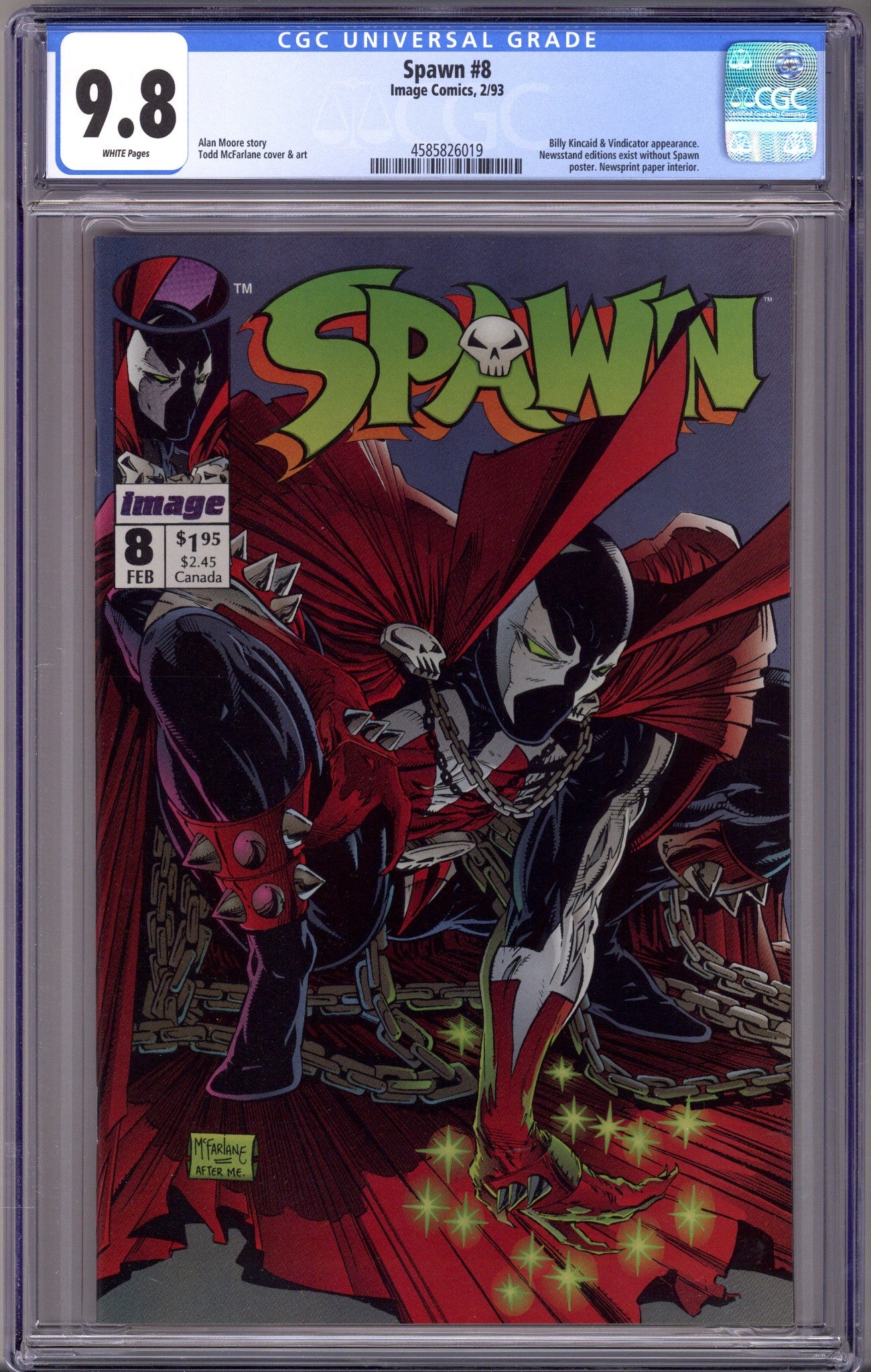 Spawn 8 CGC 9.8 (NM/M) (1993)