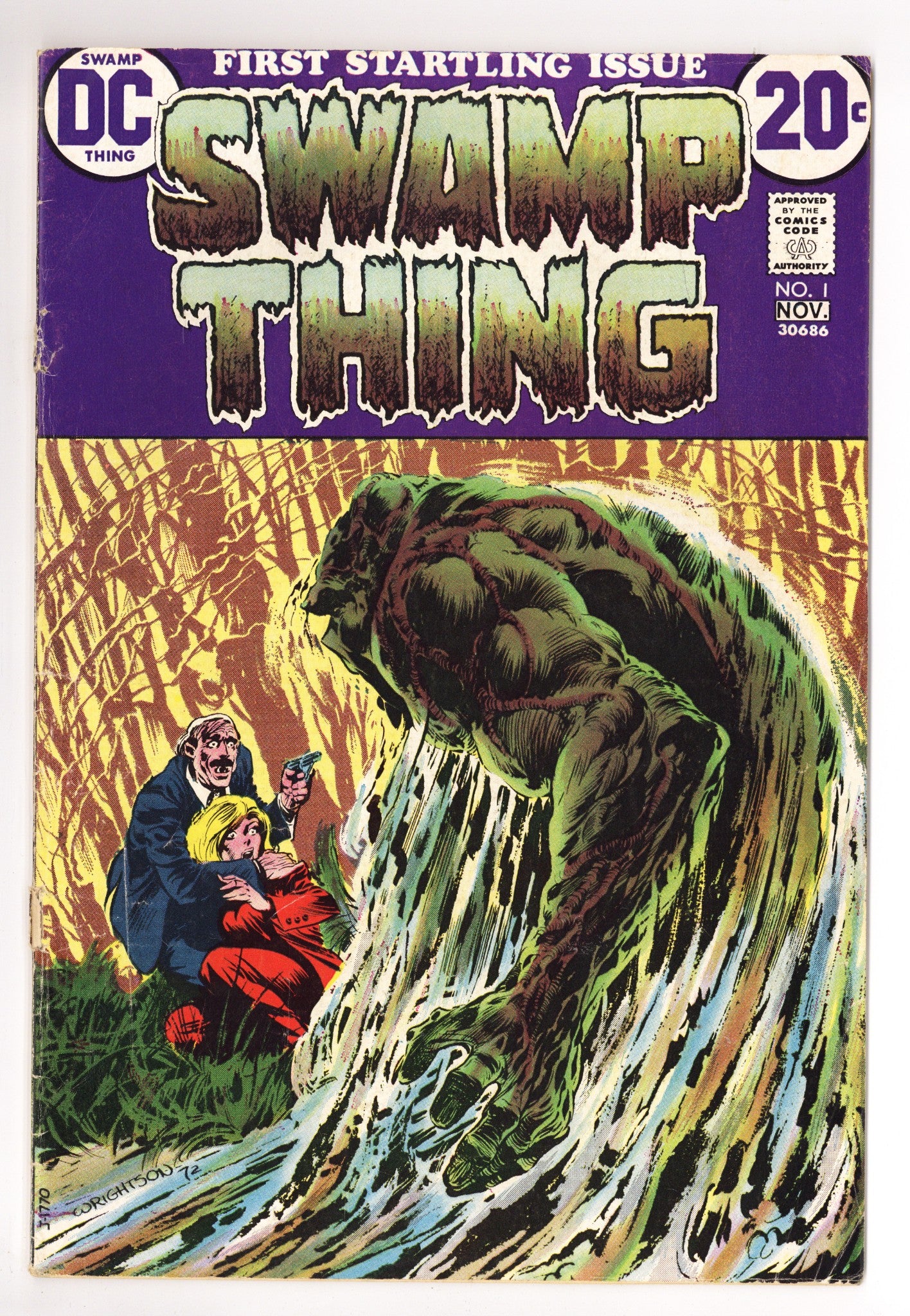 Swamp Thing Vol 1 1 FR (1.0) Cover Detached (1972) 