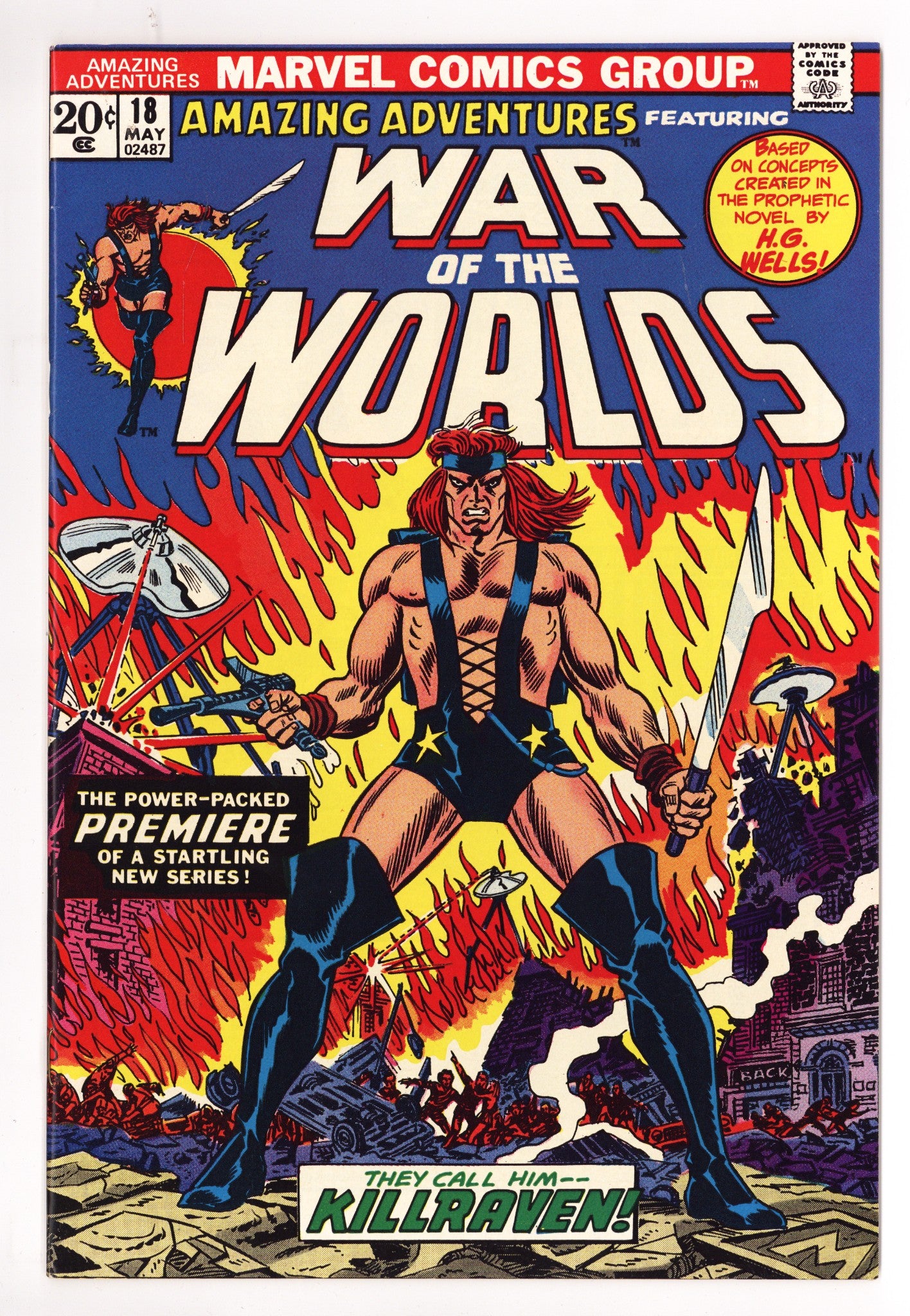 Amazing Adventures Vol 2 18  NM- (9.2)   (1973)        