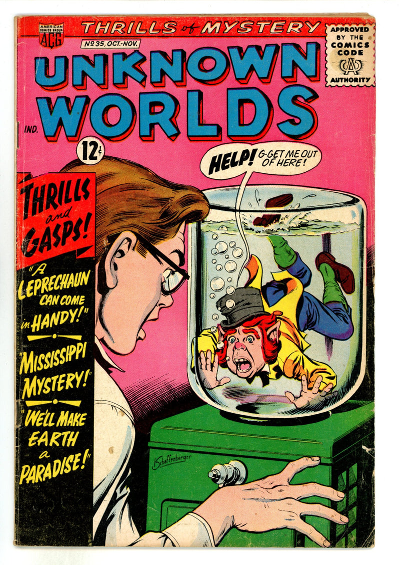 Unknown Worlds 35 VG (4.0) (1964) 