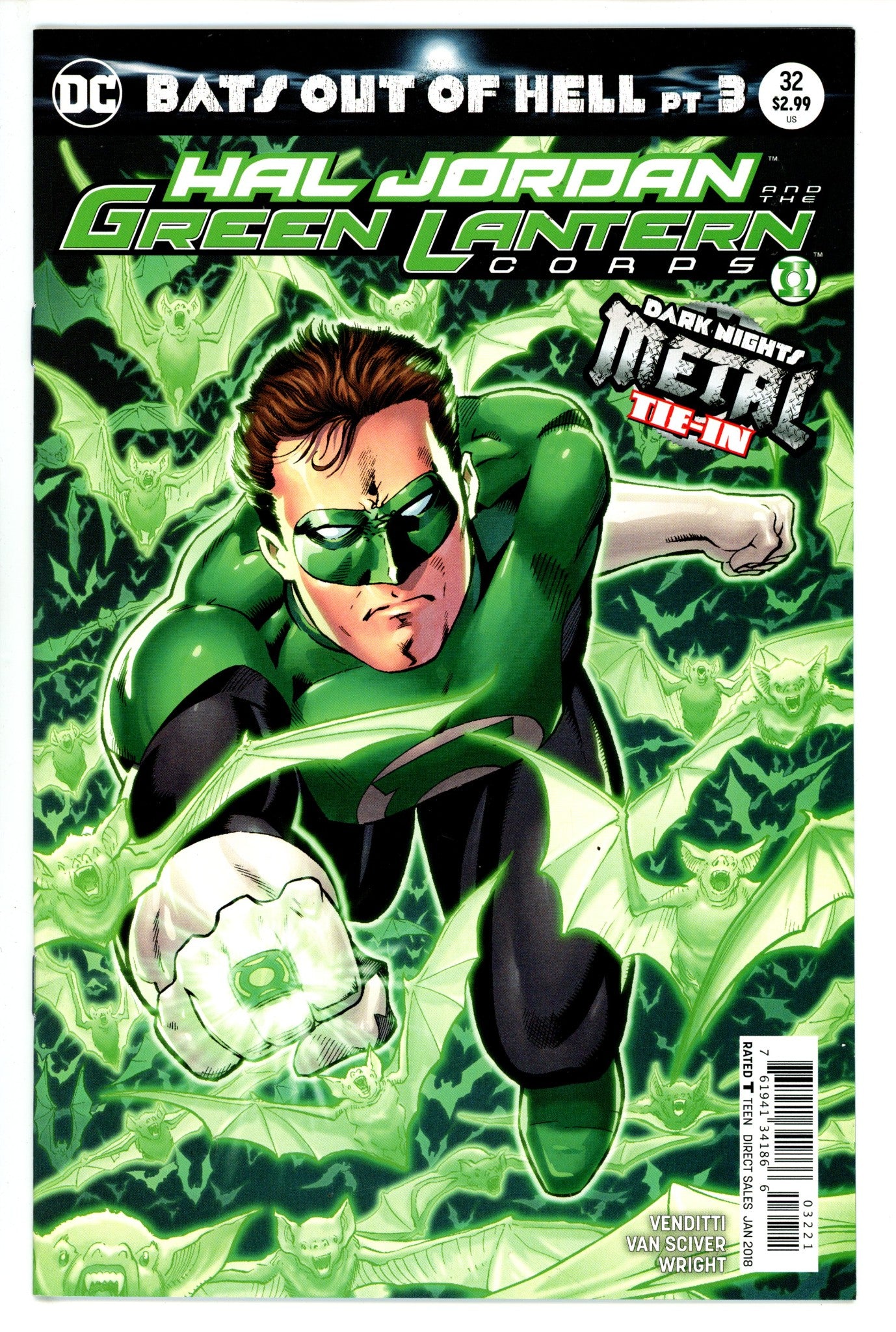 Hal Jordan and the Green Lantern Corps 32 Kitson Variant VF (2018)
