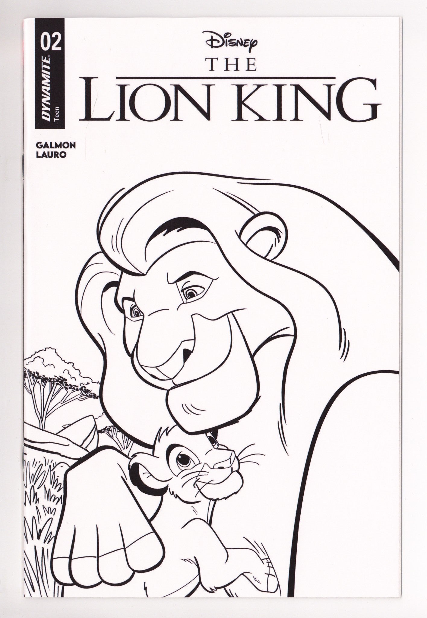 Lion King 2 Edgar B&W Variant (2025)