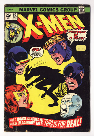 The X-Men Vol 1 90  VG- (3.5)   (1974)