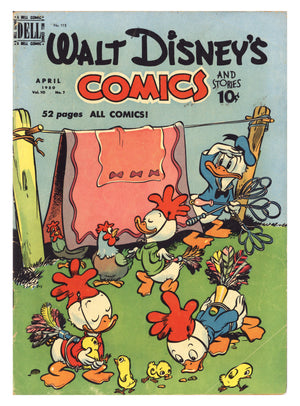 Walt Disney's Comics and Stories Vol 10 7 (115) VG (4.0) (1950)