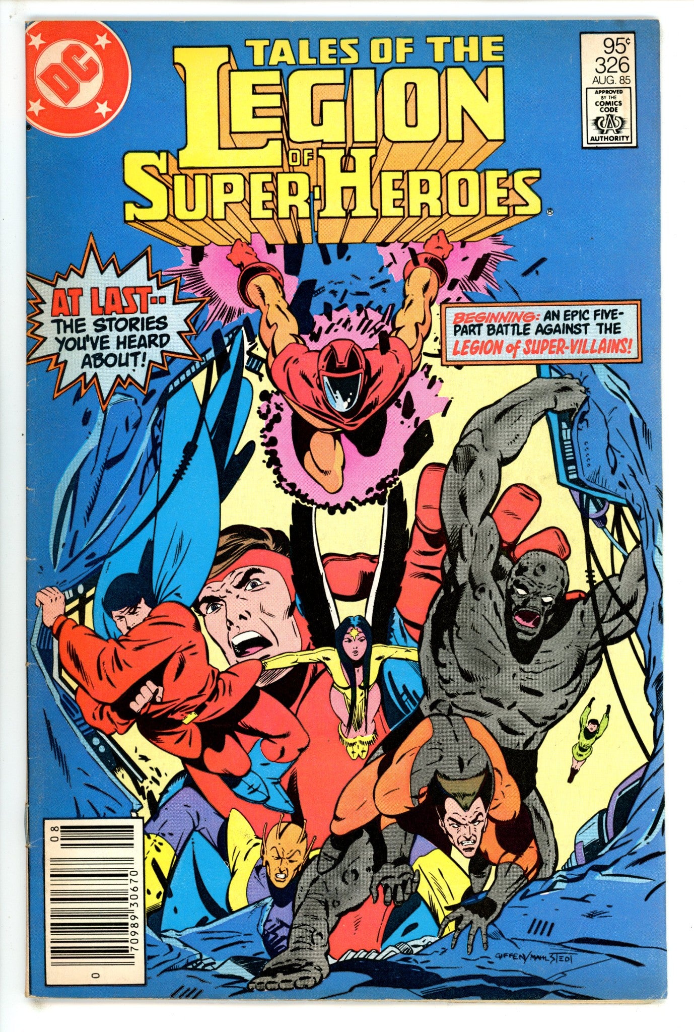 Tales of the Legion of Super-Heroes 326 Canadian Variant VG+ (1985)