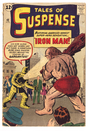 Tales of Suspense Vol 1 40 GD/VG (3.0) (1963) 