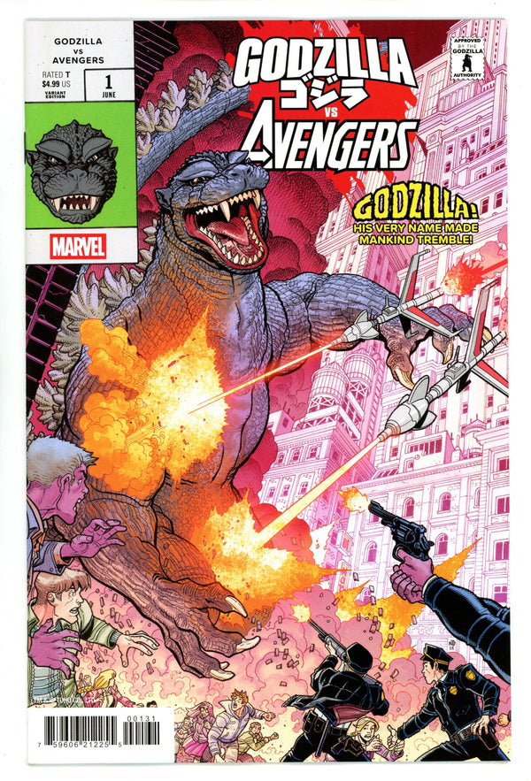 Godzilla Vs. Avengers 1 Bradshaw Homage Variant (2025)