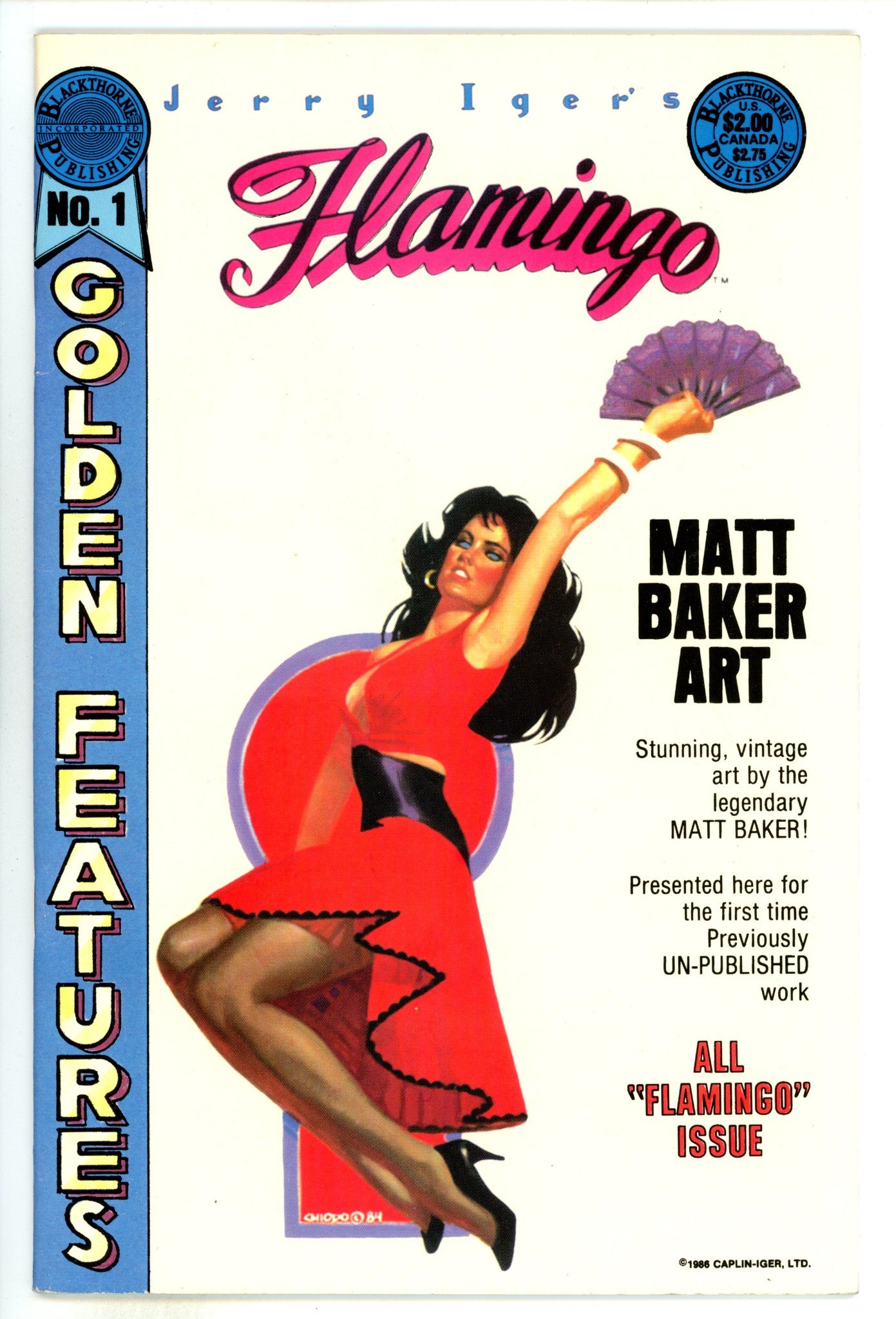 Jerry Iger's Golden Features 1 Low Grade (1986) 