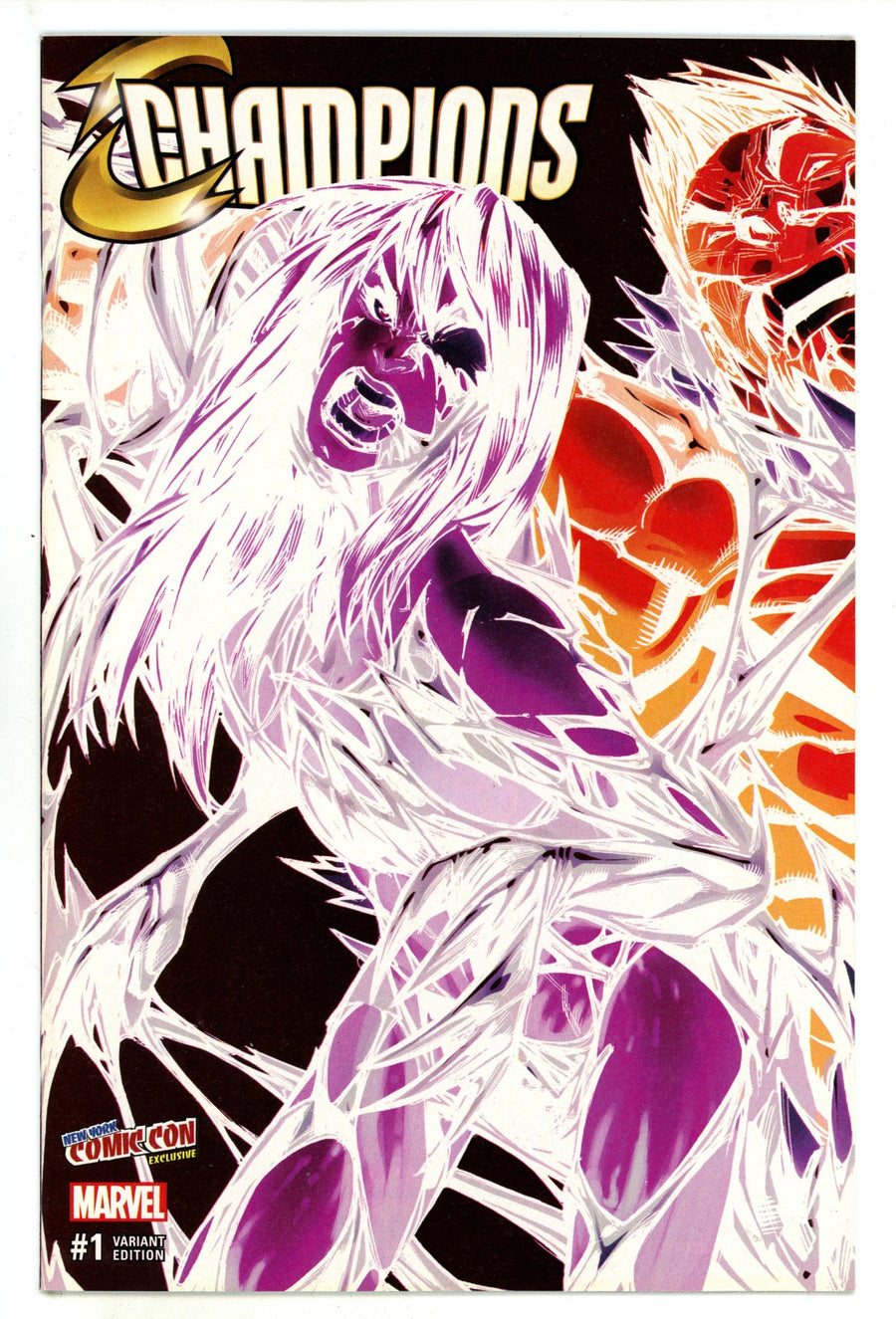 Champions Vol 2 1 NM- (9.2) (2016) Ramos Negative Exclusive Variant 