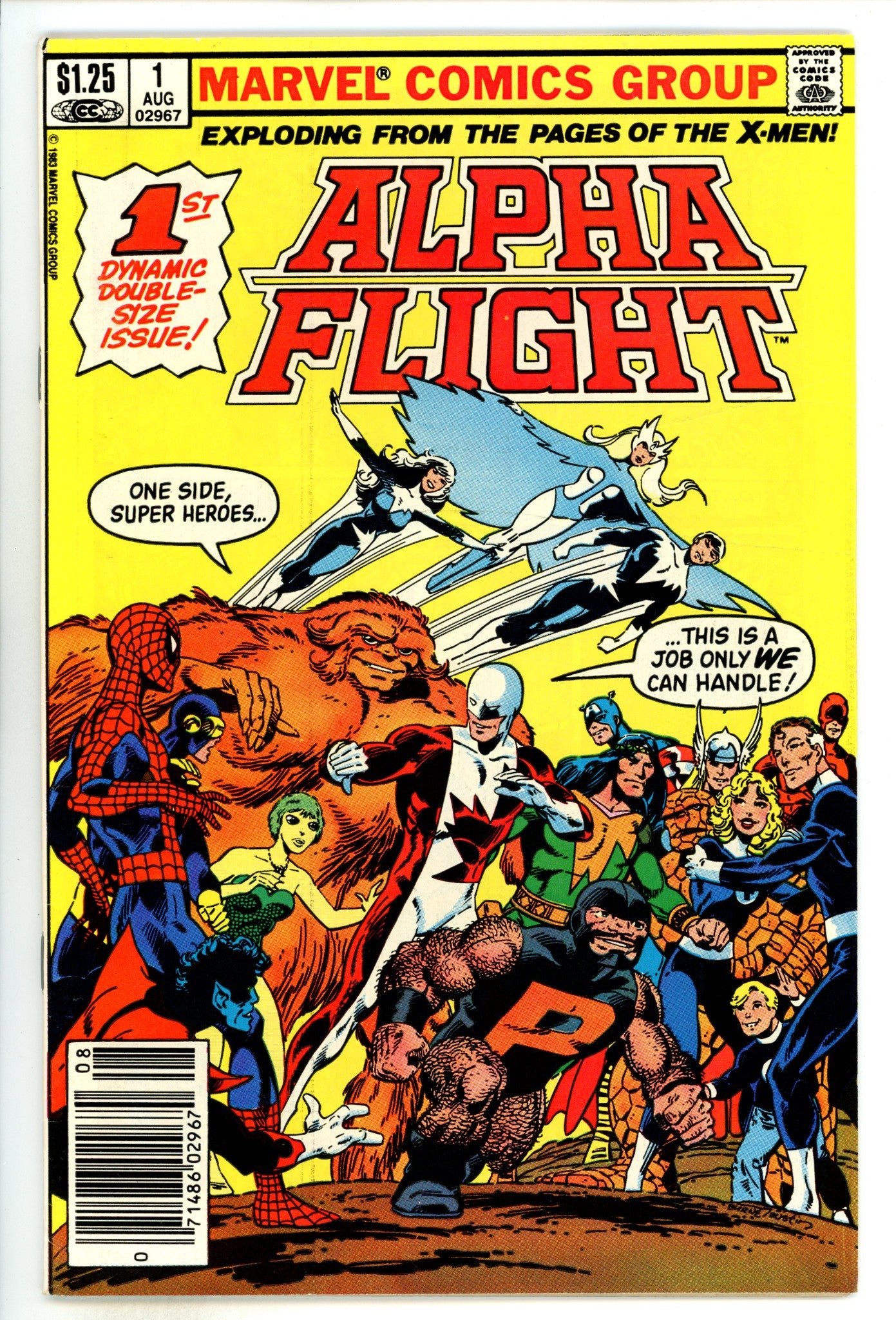 Alpha Flight Vol 1 1 FN+ (6.5) (1983) Canadian Price Variant 