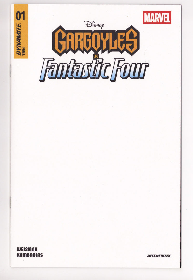 Gargoyles X Fantastic Four 1 Blank Variant (2025)