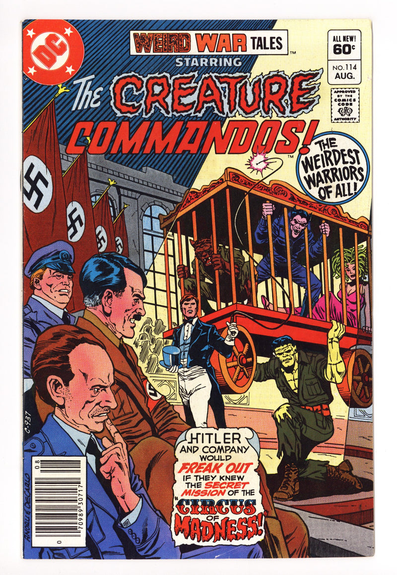 Weird War Tales Vol 1 114 FN- (5.5) (1982) Newsstand 