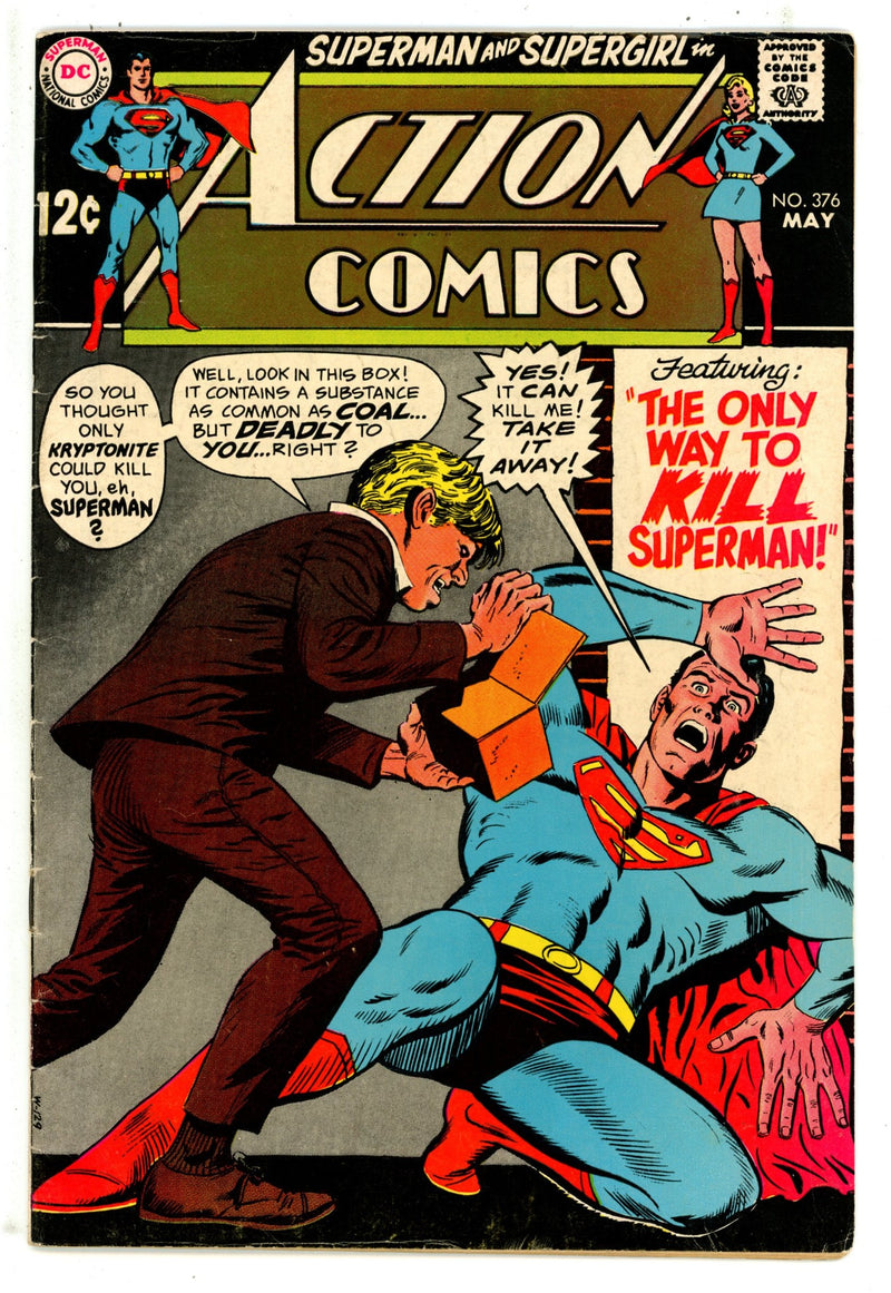Action Comics Vol 1 376 FN- (5.5) (1969) 