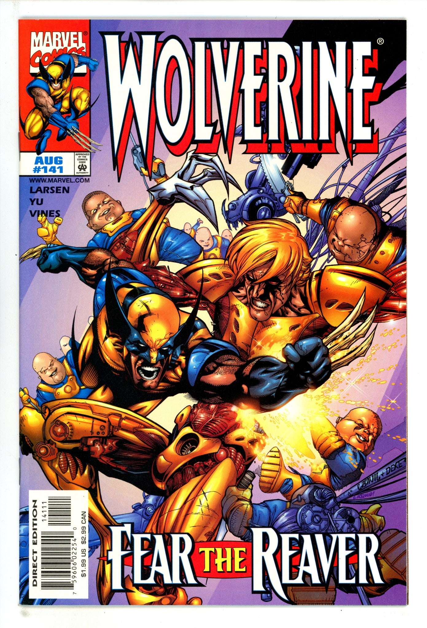 Wolverine Vol 2 141 High Grade (1999) 