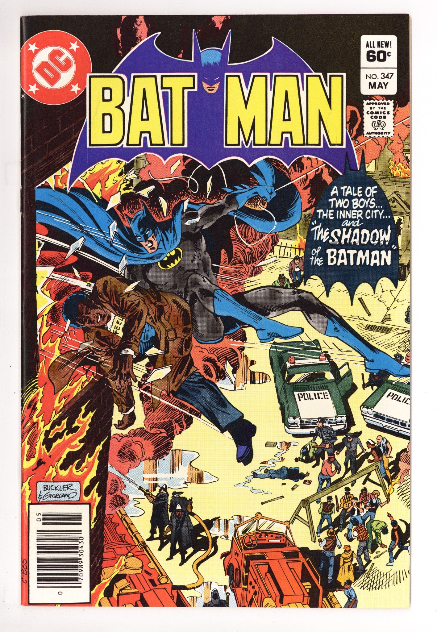 Batman Vol 1 347 VF/NM (9.0) (1982) Newsstand 