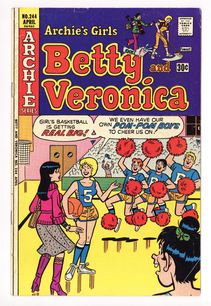 Archie's Girls Betty and Veronica 244 Low Grade (1976) 
