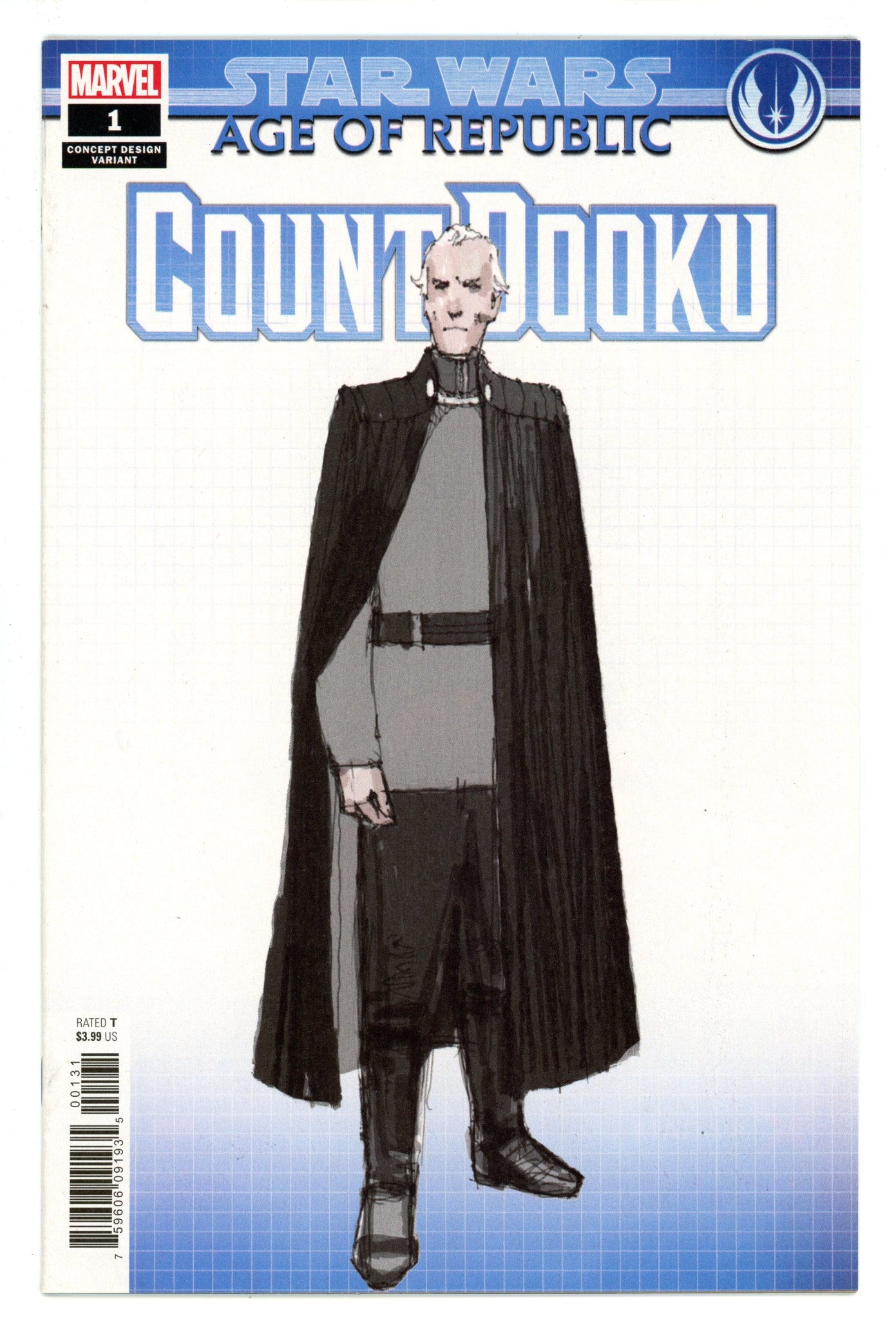 Star Wars: Age of Republic - Count Dooku 1 High Grade (2019) Power Design Variant 