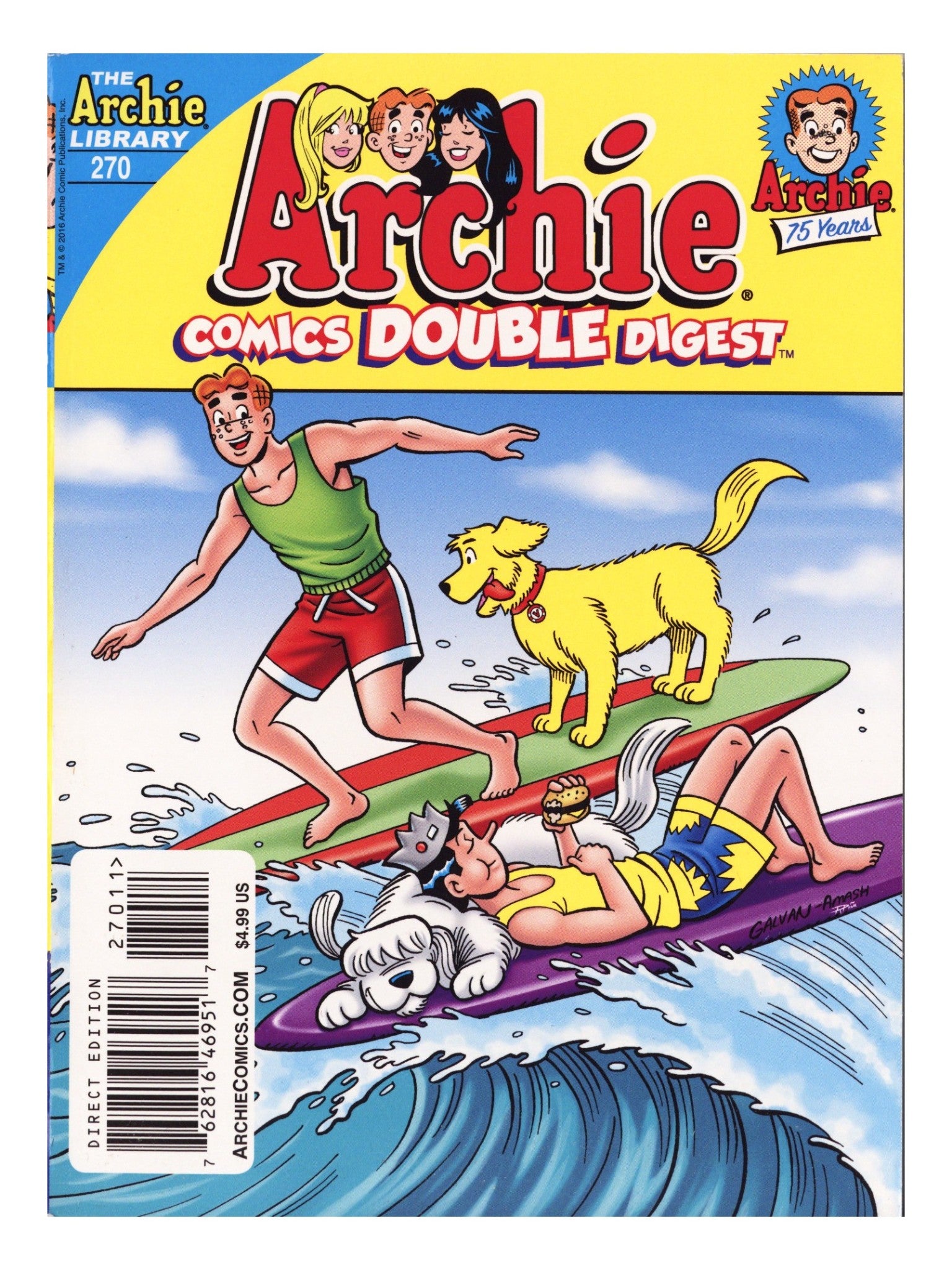 Archie Comics Double Digest 270 Mid Grade (2016) 