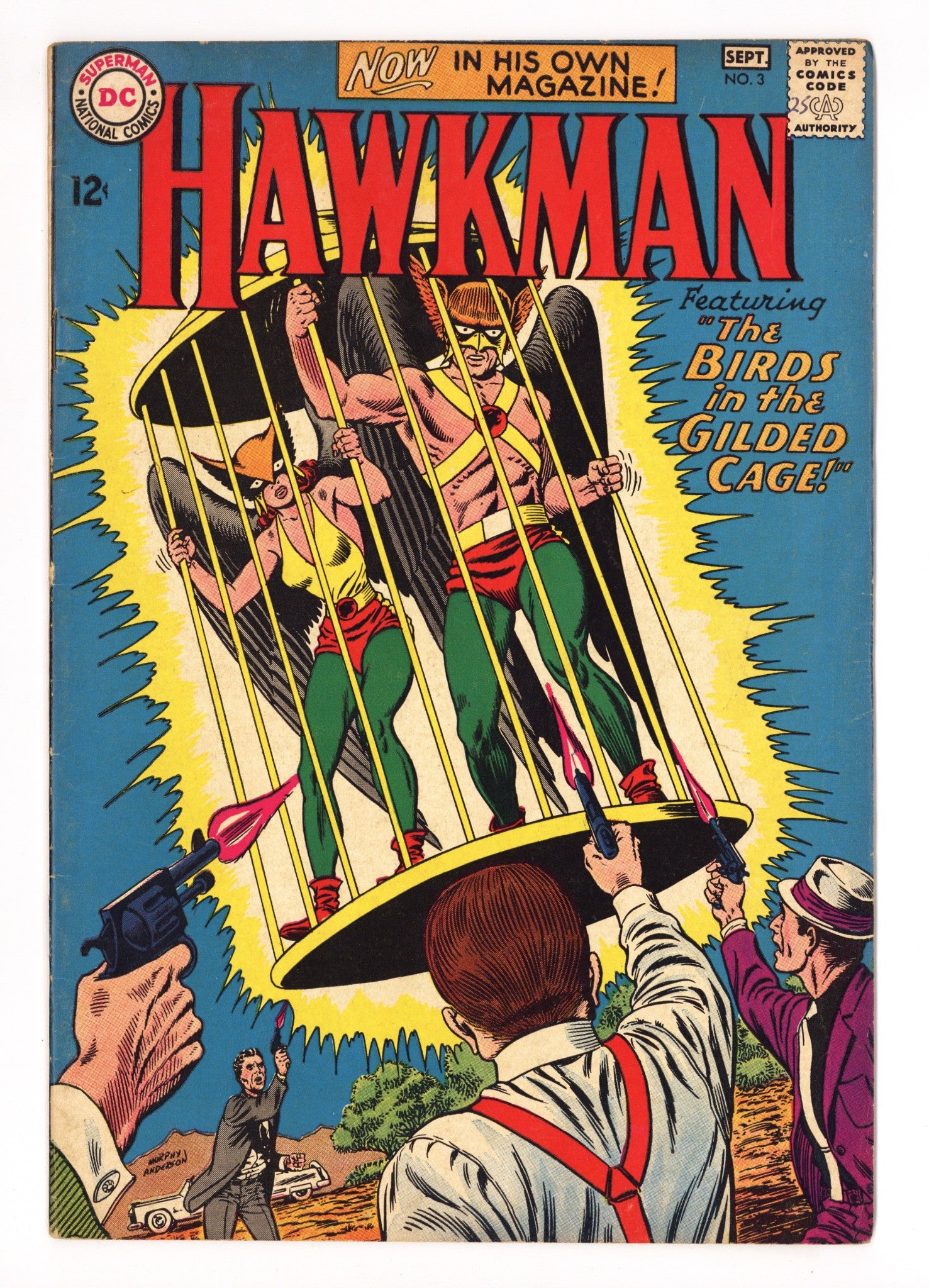 Hawkman Vol 1 3 VG/FN (5.0) (1964) 